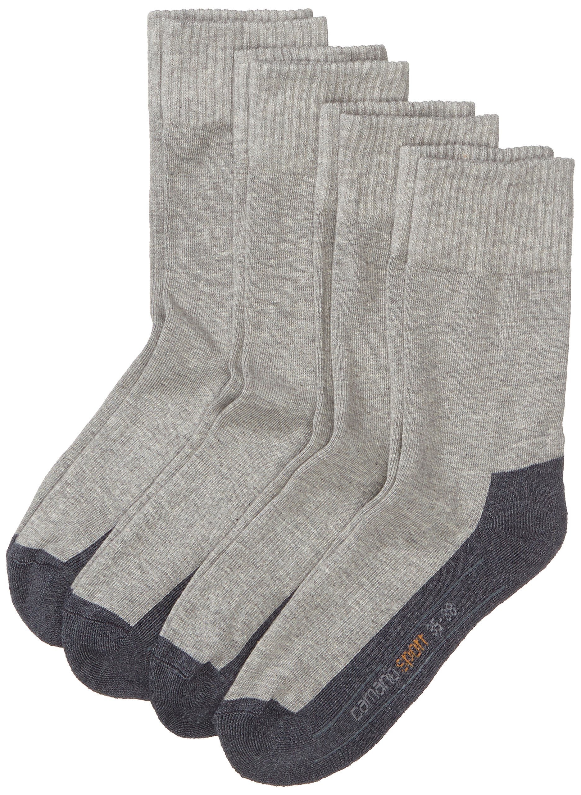 Camano Men's 5942 Sport Socks 4 Paar Sportswear, Grey (Grey 10), 9/11 (Manufacturer size: 43/46)