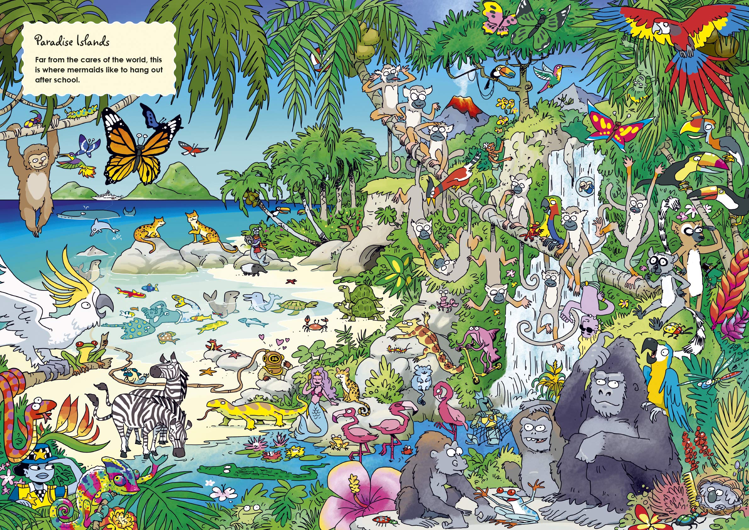 Where's the Mermaid: A Mermazing Search-And-Find Adventure