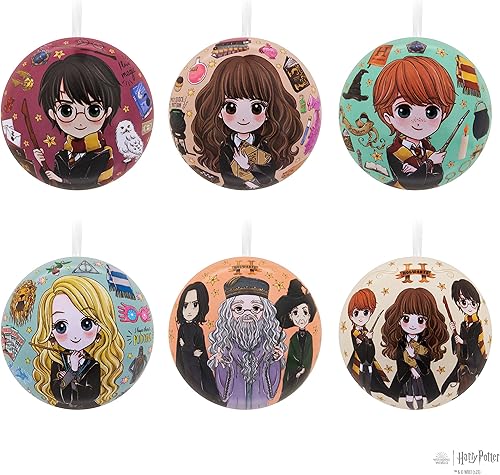 Miniatura 6 de Hallmark Harry Potter - Juego de 12 adornos navideños de hojalata