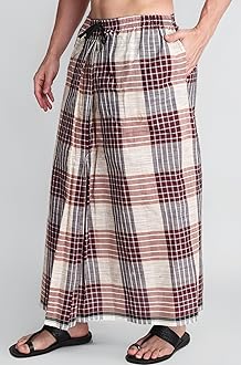 Gowri Tex Elastic Premium Cotton Lungis Pack Of 1