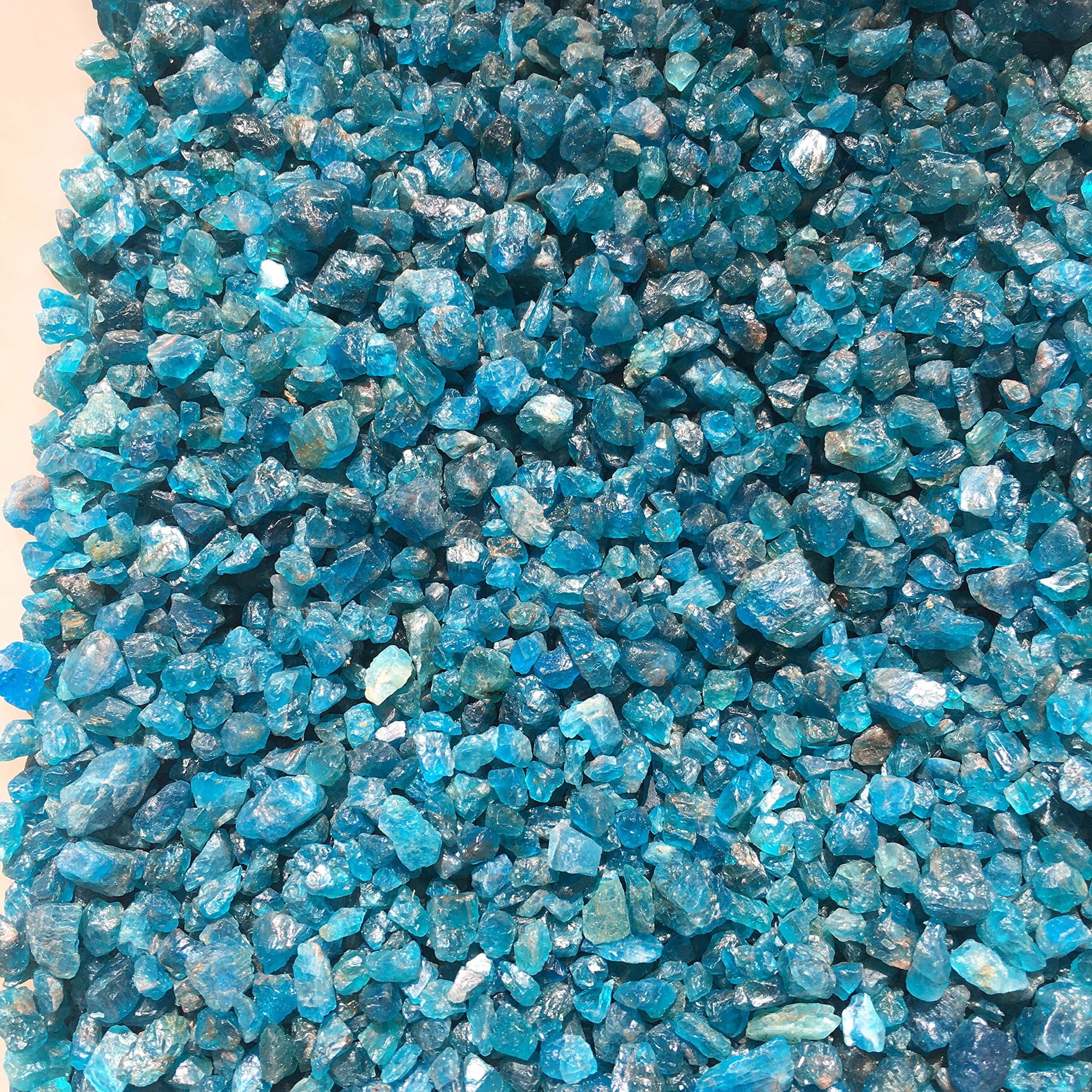 Amazon.co.jp: 標本 100g 天然生 ブルーアパタイト 原石 水晶