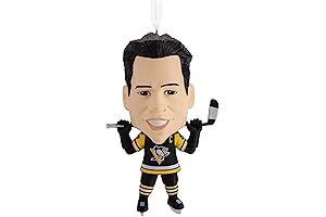 Hallmark NHL Pittsburgh Penguins Sidney Crosby Bouncing Buddy Christmas Ornament: Support Team...