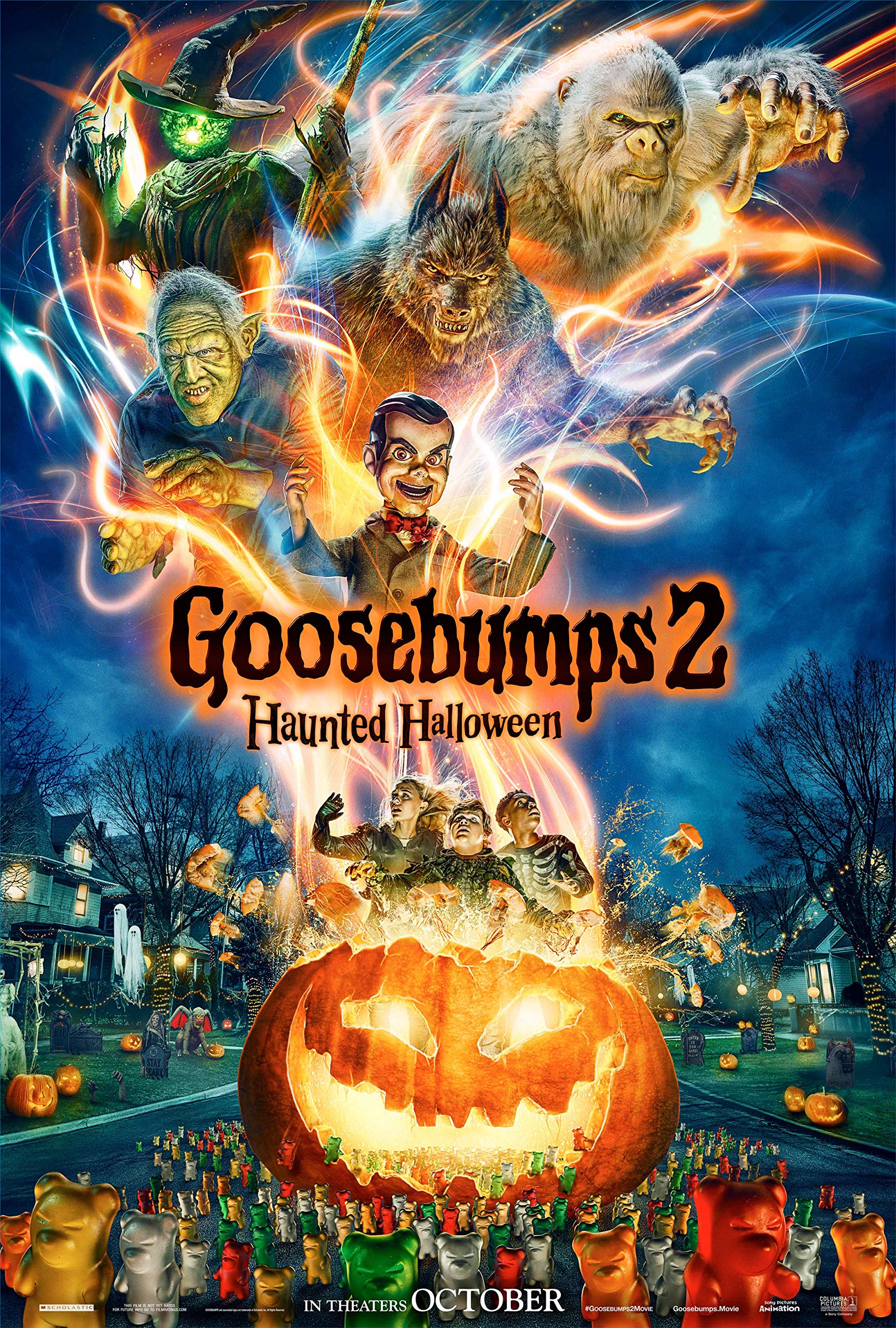 Amazon.com: Goosebumps 2: Haunted Halloween Movie Poster Limited