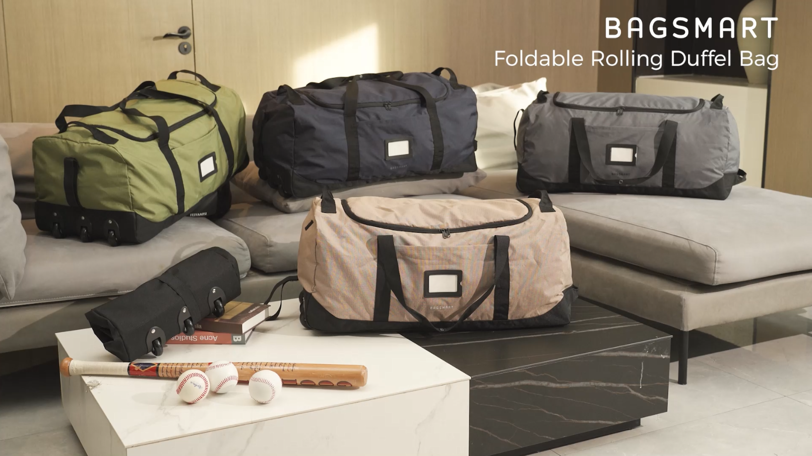 Amazon.com | BAGSMART 83L Foldable Travel Bag, Large Duffle Bag