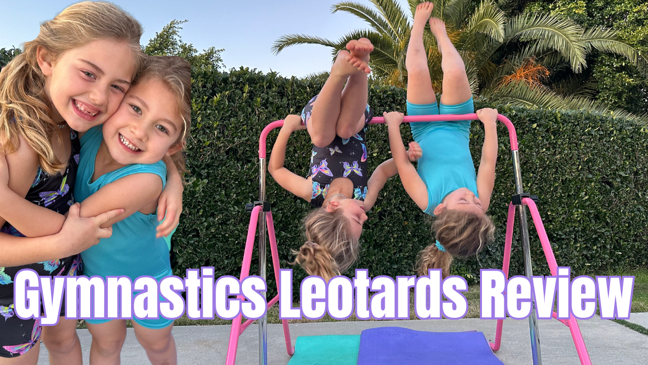 Review of Girls Gymnastics Leotards with Matching Scrunchies on Amazon Live