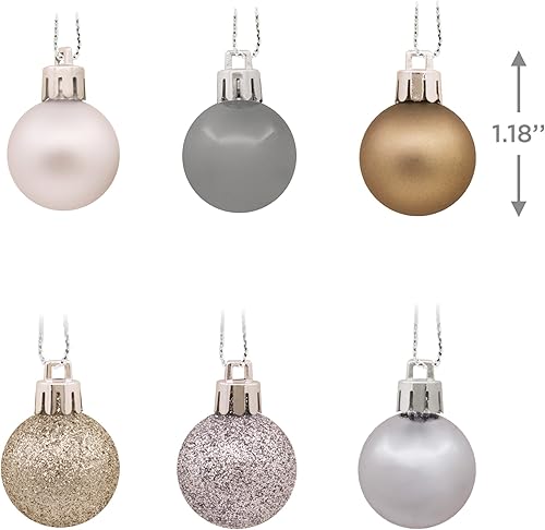 Miniatura 3 de Hallmark Bolas de Navidad negras Adornos de Navidad,