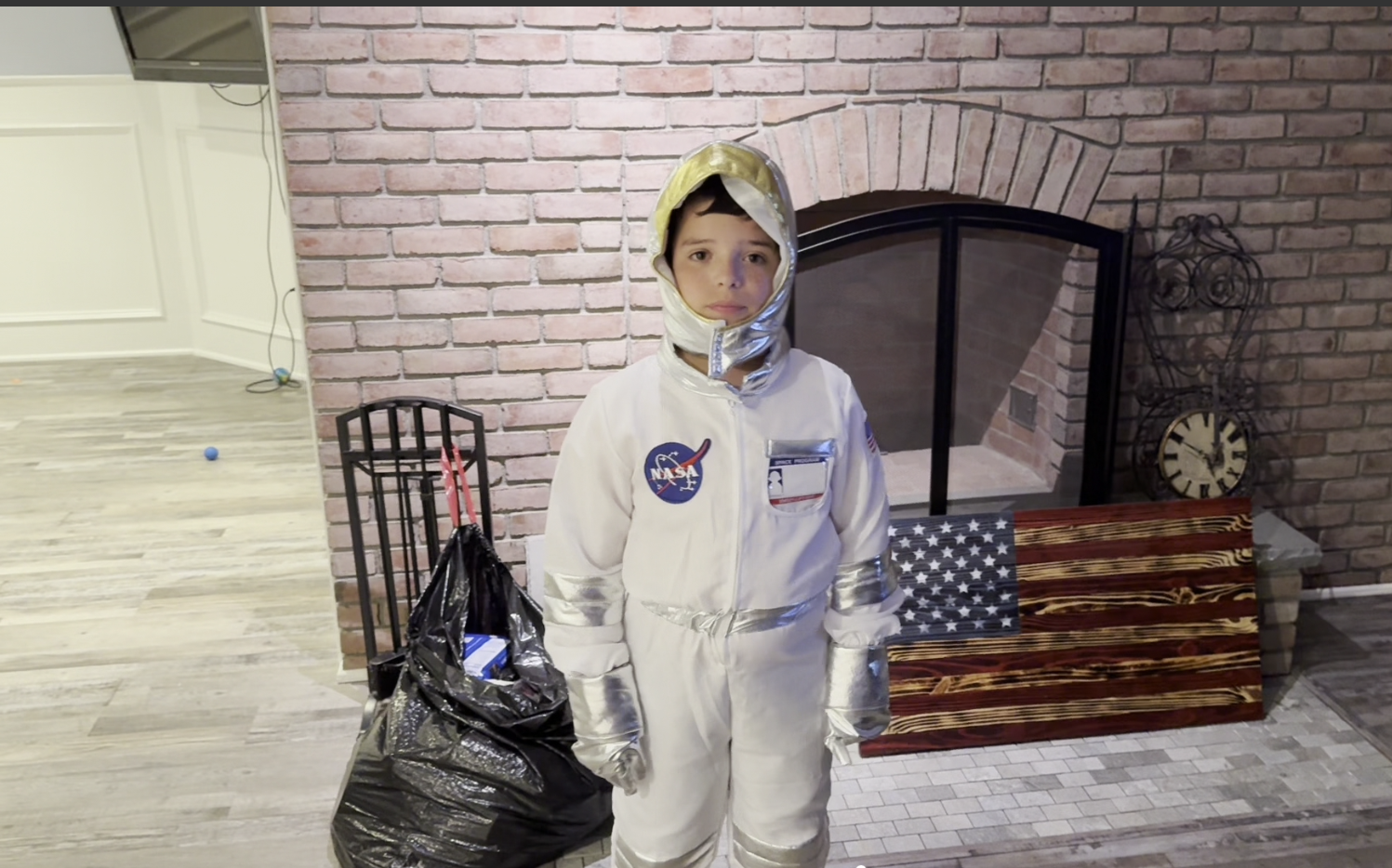 Disfraz infantil de astronauta para niños y niñas miniatura 7