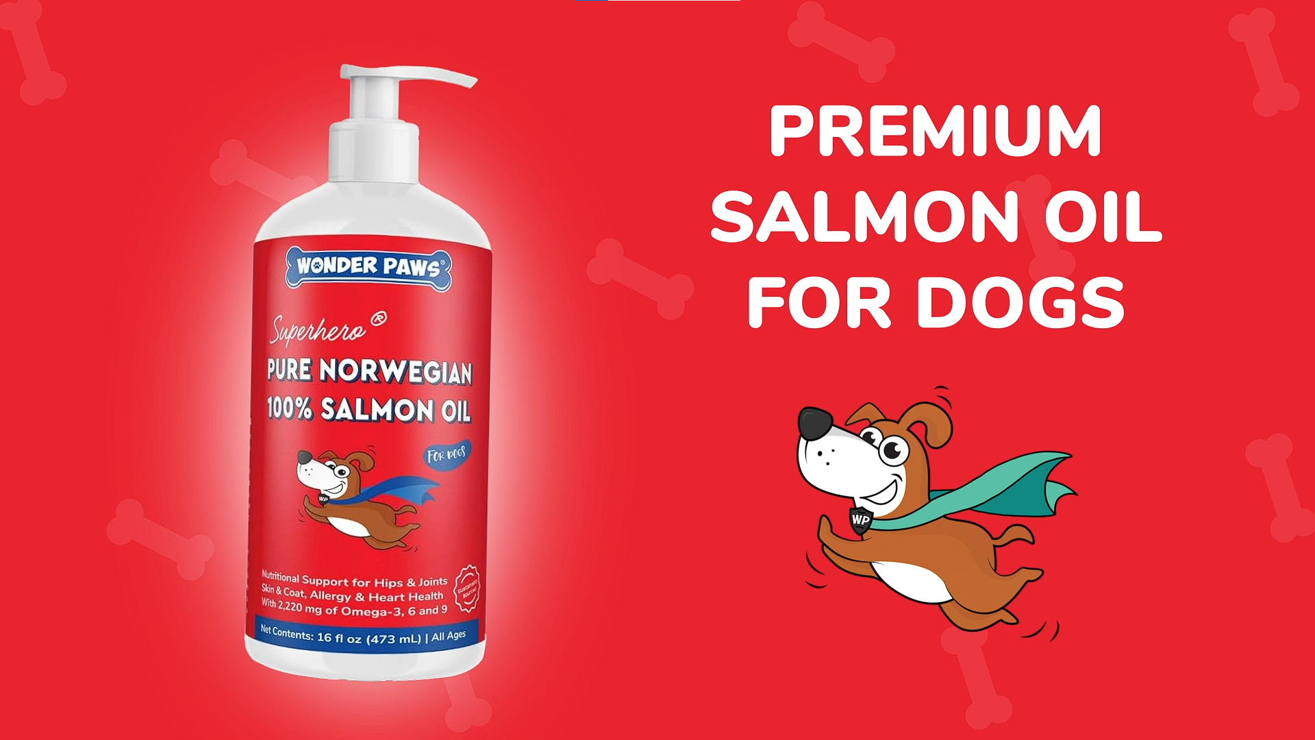 Premium Salmon Oil for Dogs – Pure Norwegian Salmon Oil High in Omega 3 EPA & DHA -Powerful Fish Oil for Dogs Skin & Coat, Hip & Joints, Allergies & Itchy Skin – Omega 3 Fish Oil for Dogs-8oz Liquid - image 7