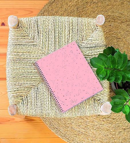 Miniatura 6 de Miquel Rius M Fashion - Cuaderno de 4 temas en espiral, rayado A5-8.25 x 5.87 pulgadas, 120 hojas de papel pesado blanco, sujetos separados por