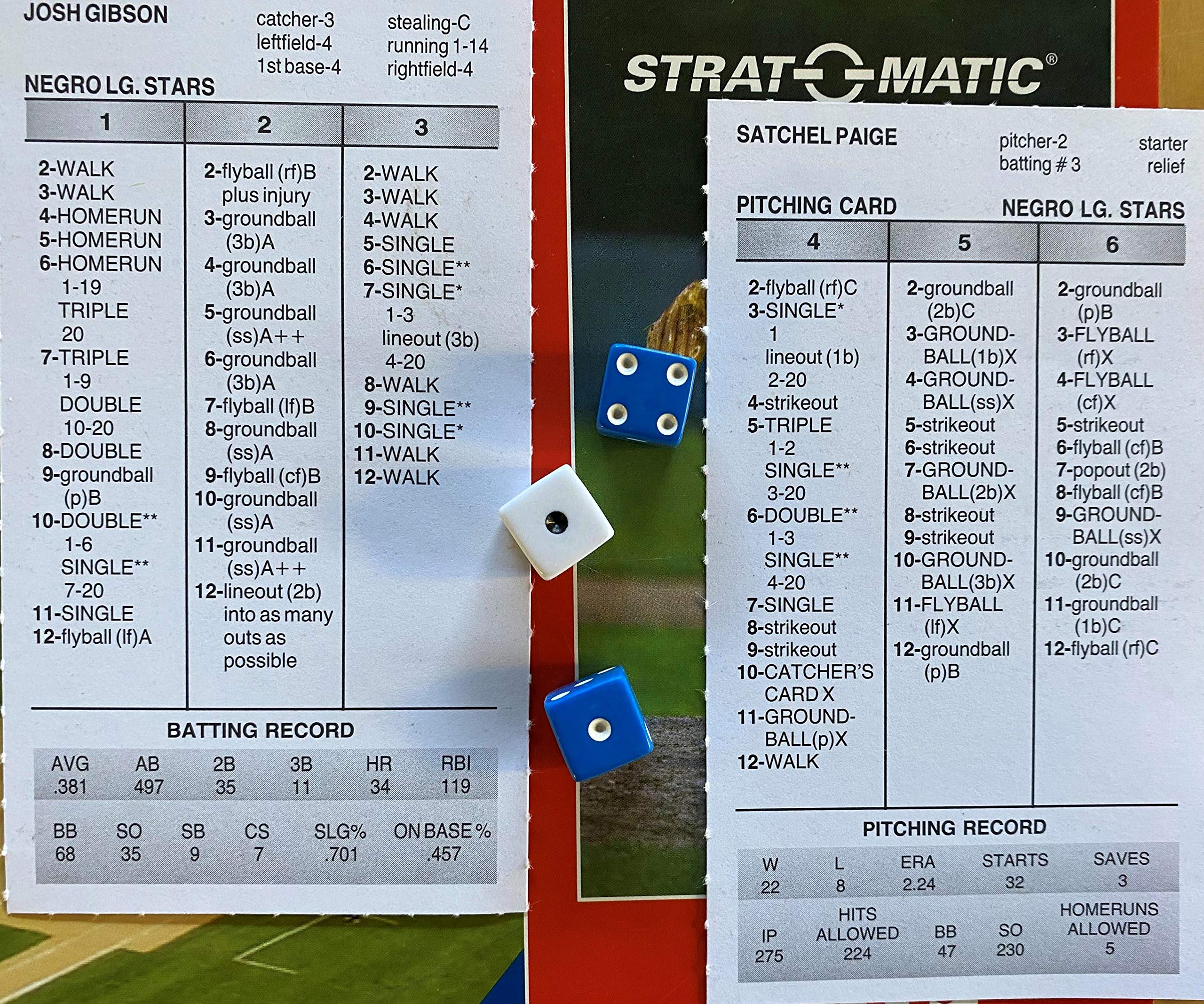 Amazon.com: Strat-O-Matic Baseball Negro Leagues Stars Game : Video Games