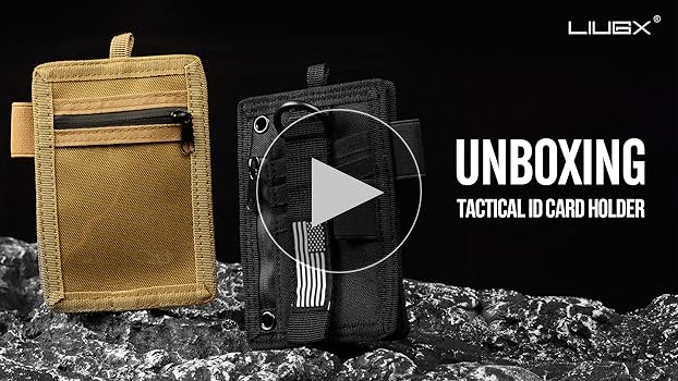 Amazon.com : LIUGX Tactical ID Card Holder, 900D Nylon, Hook