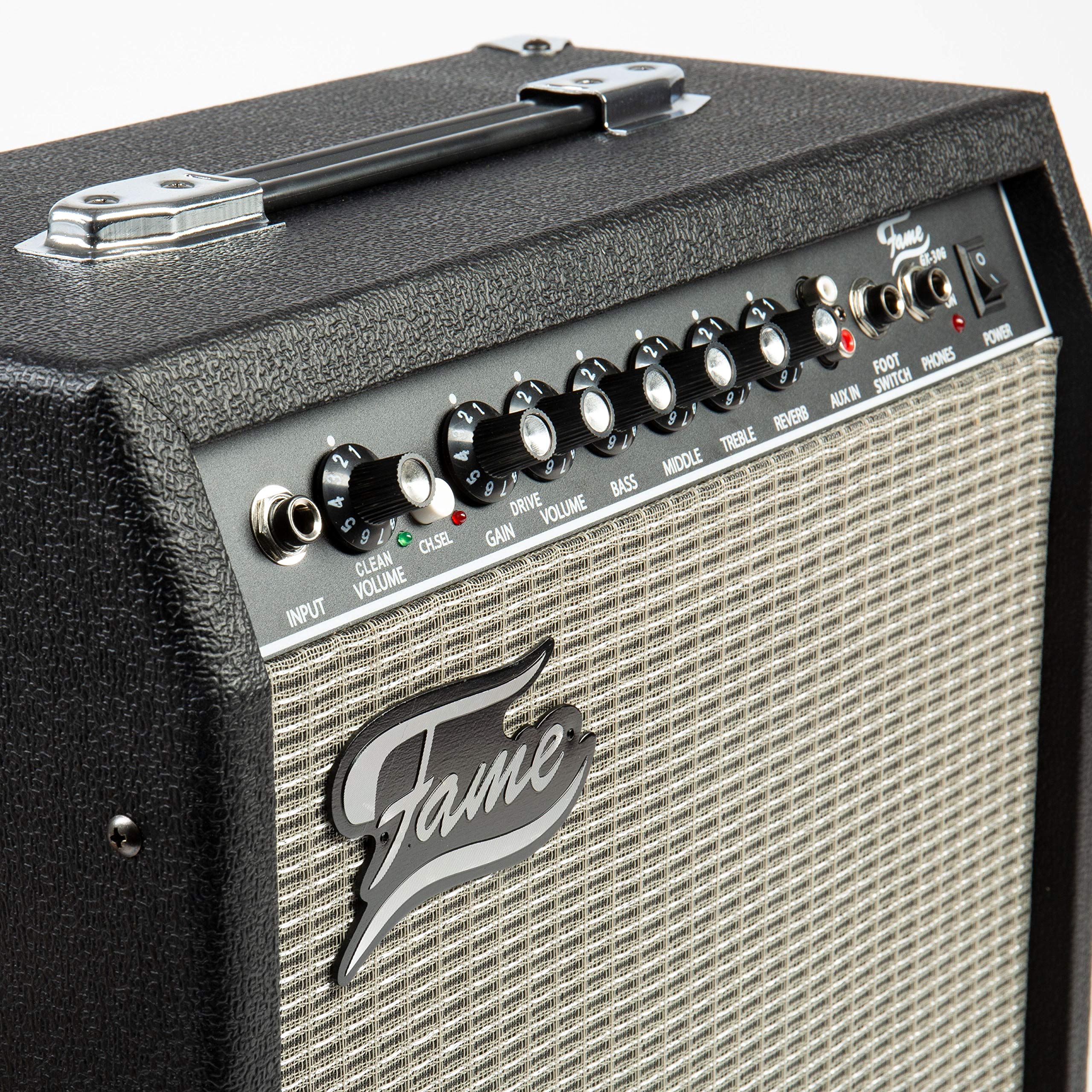 Fame GX-30 Combo Gitarrenverstärker mit 30 Watt Leistung