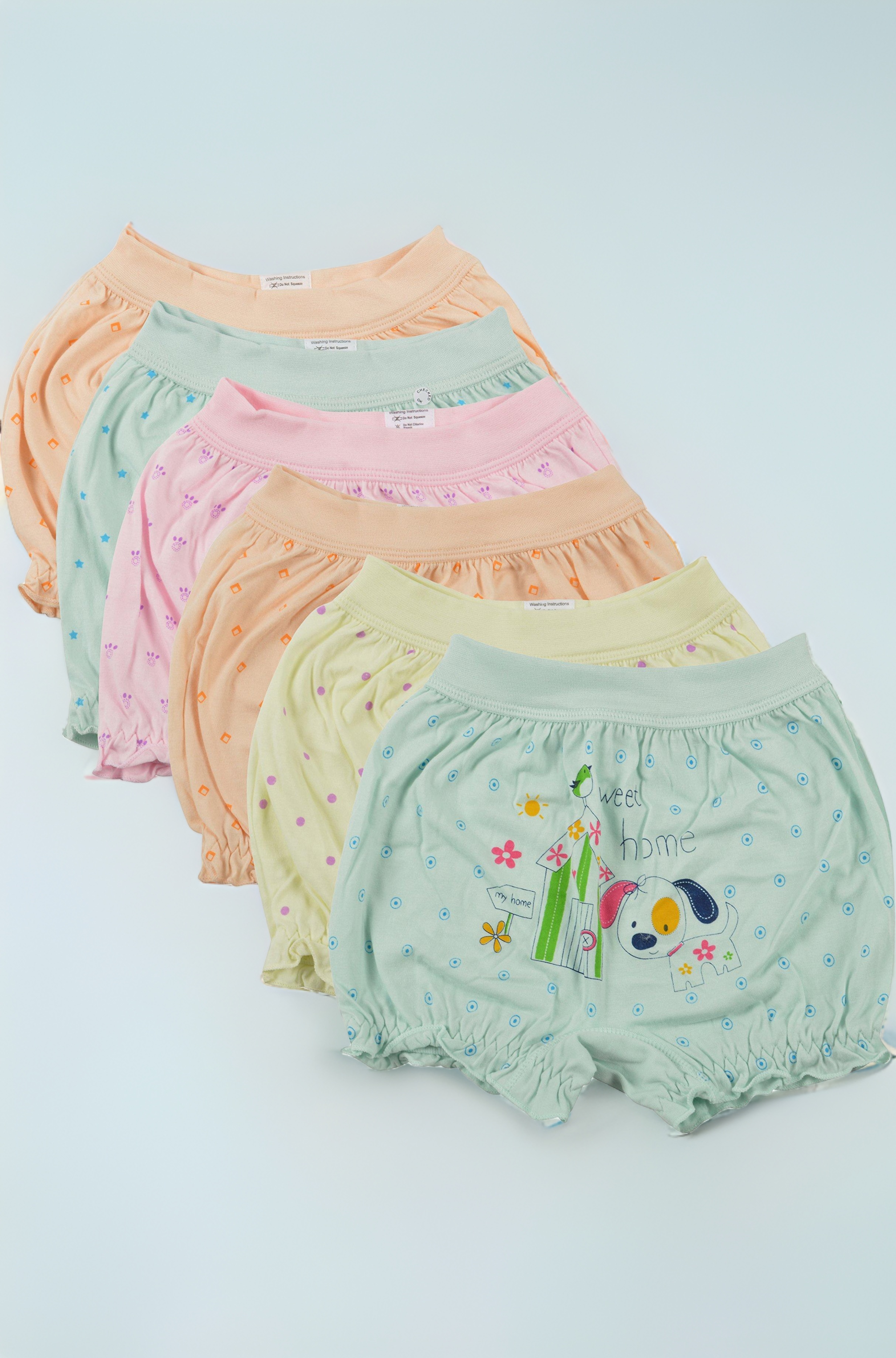 BODYCARE Girl's Cotton Bloomers (Color & Print May Vary)