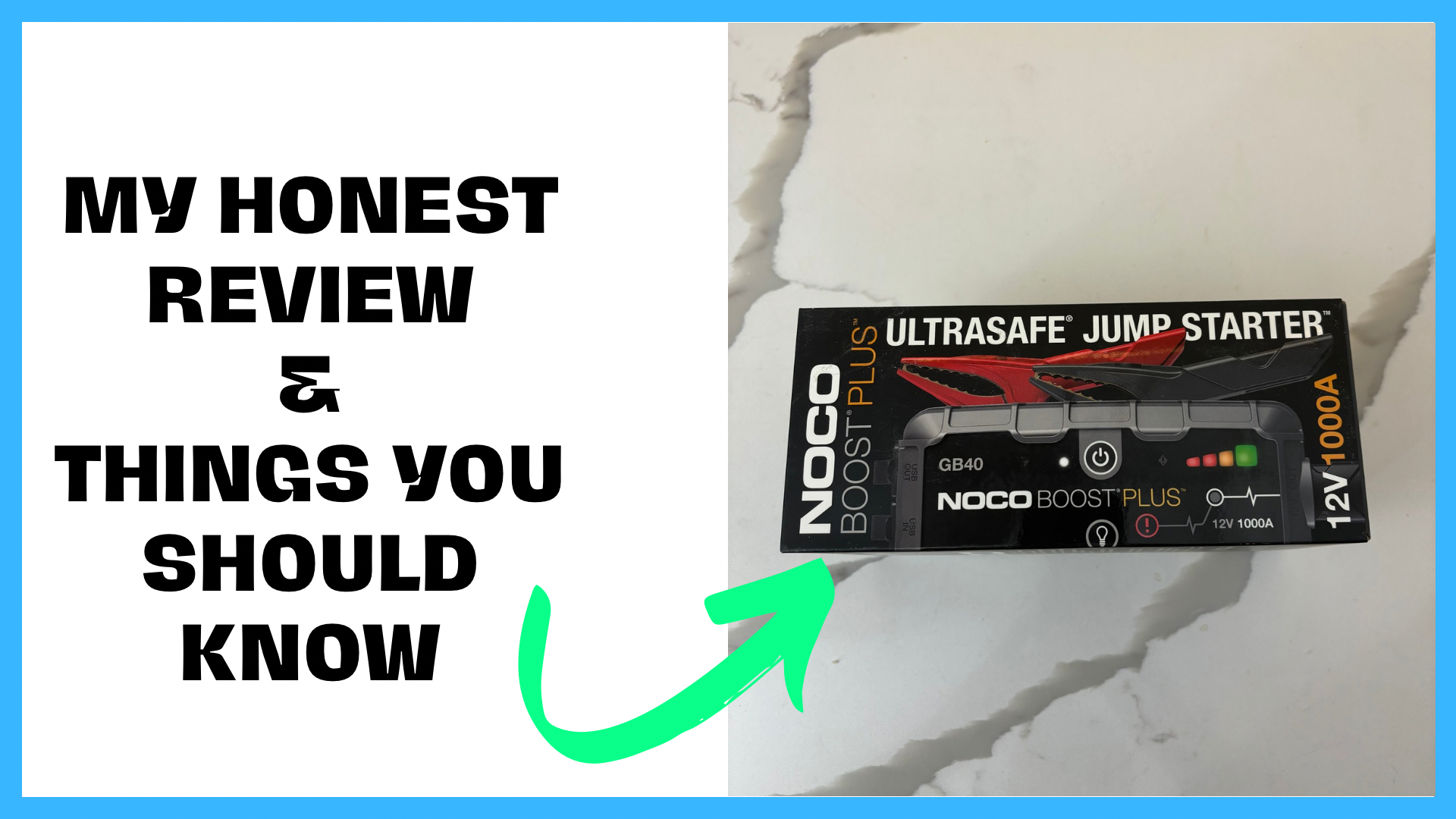 NOCO Boost Plus GB40 Car Battery Jump Starter | Worth It?