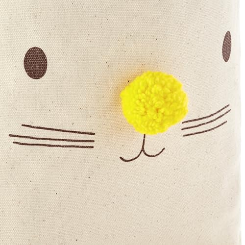 Bolso Tote de Lona 9 pulgadas con Cara de Osito miniatura 6