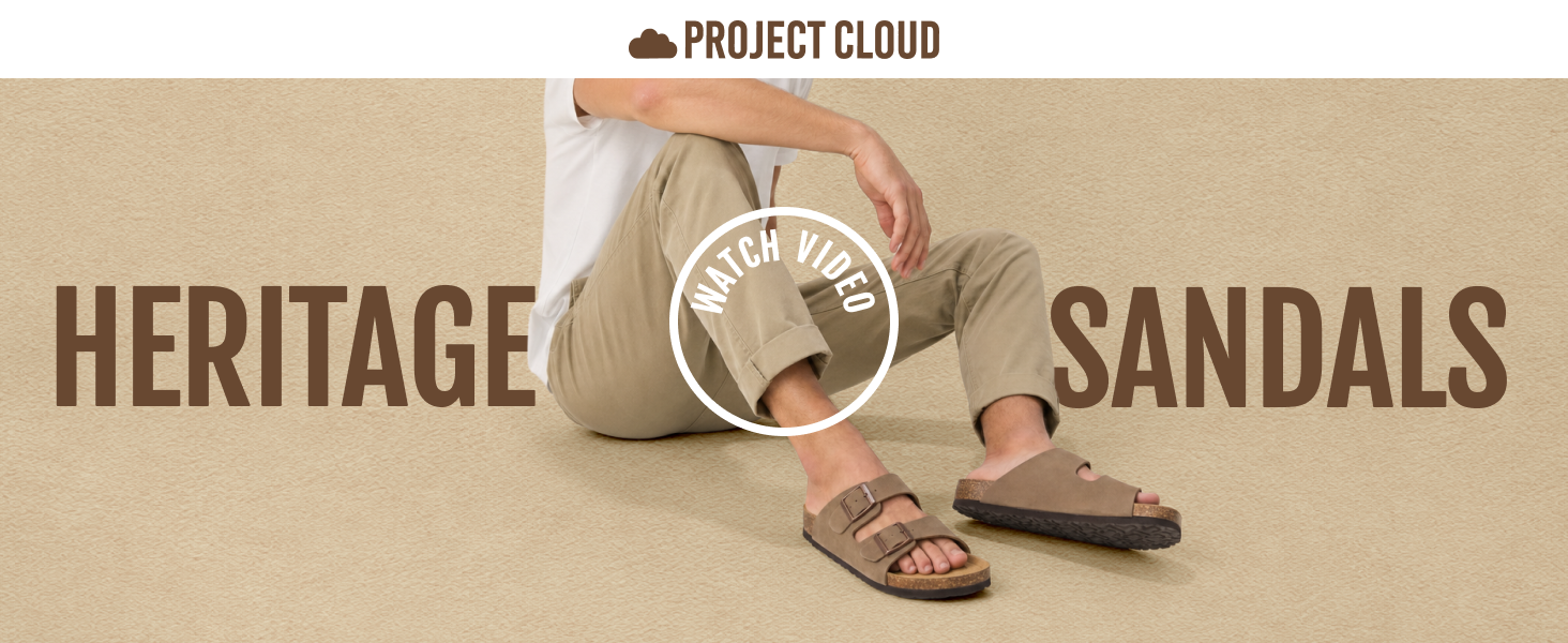 Project Cloud mens sandals (olive green) Project Cloud Men main image 4