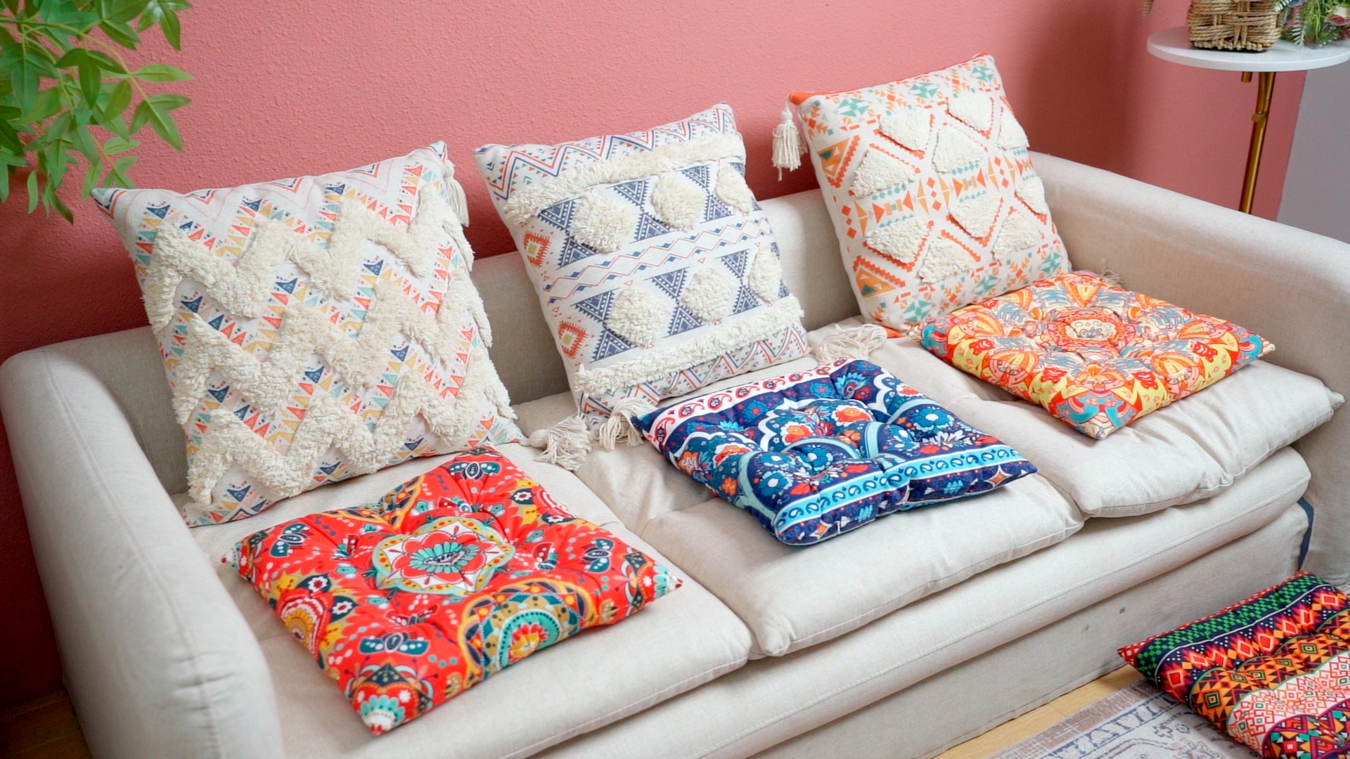 MAISON DĒCOR クッション Gardenia Cushion La Maison Casamance