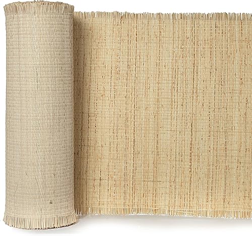 Miniatura 9 de KOLWOVEN Rollo de cincha de caña cerrada de ratán cuadrado de 24 pulgadas de ancho, hoja de 24 pulgadas de ancho x 84 pulgadas de ancho (7 pies),