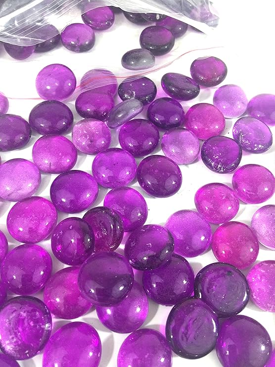 Easythru trading Flat Glass Marbles Vase Filler 30 Pounds