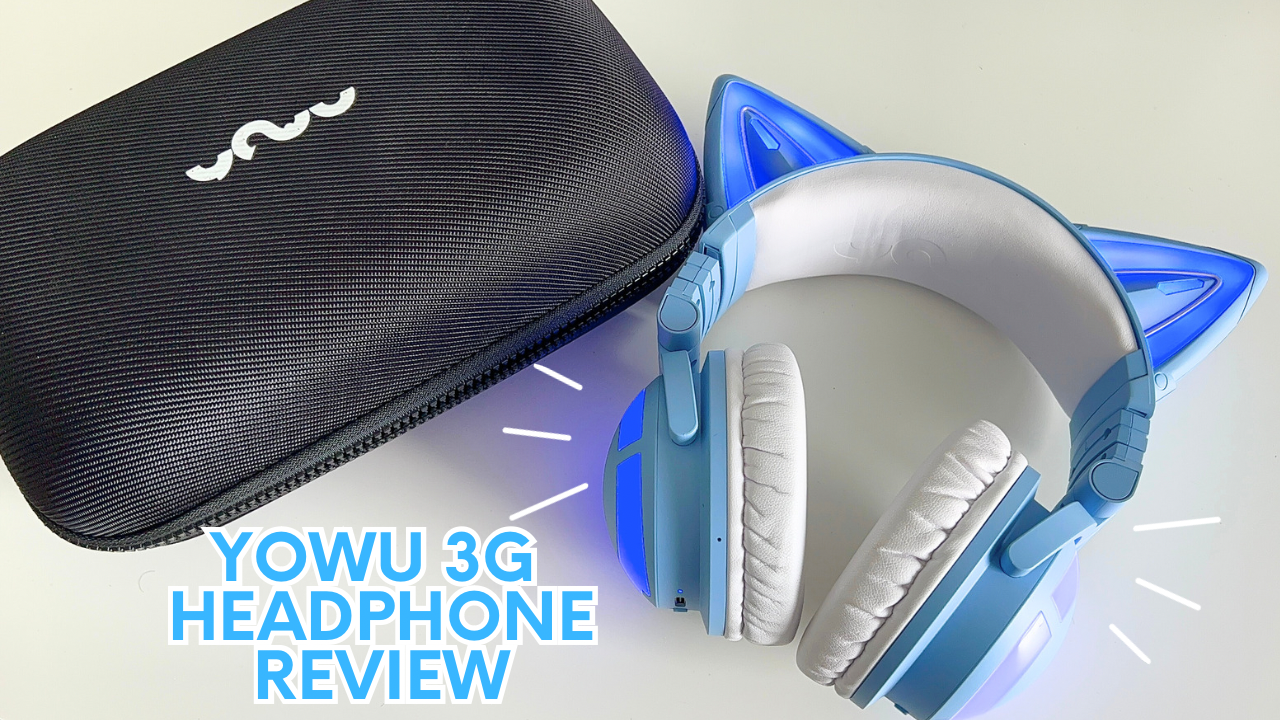 Watch YOWU RGB 3G Wireless Cat Ear Headphone Review & Unboxing on