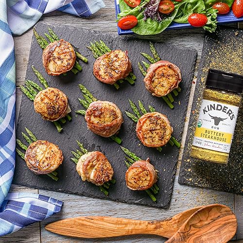 Miniatura 7 de Kinder's Masticero orgánico con mantequilla, condimento de calidad premium, sin MSG y orgánico certificado por USDA, 3 onzas