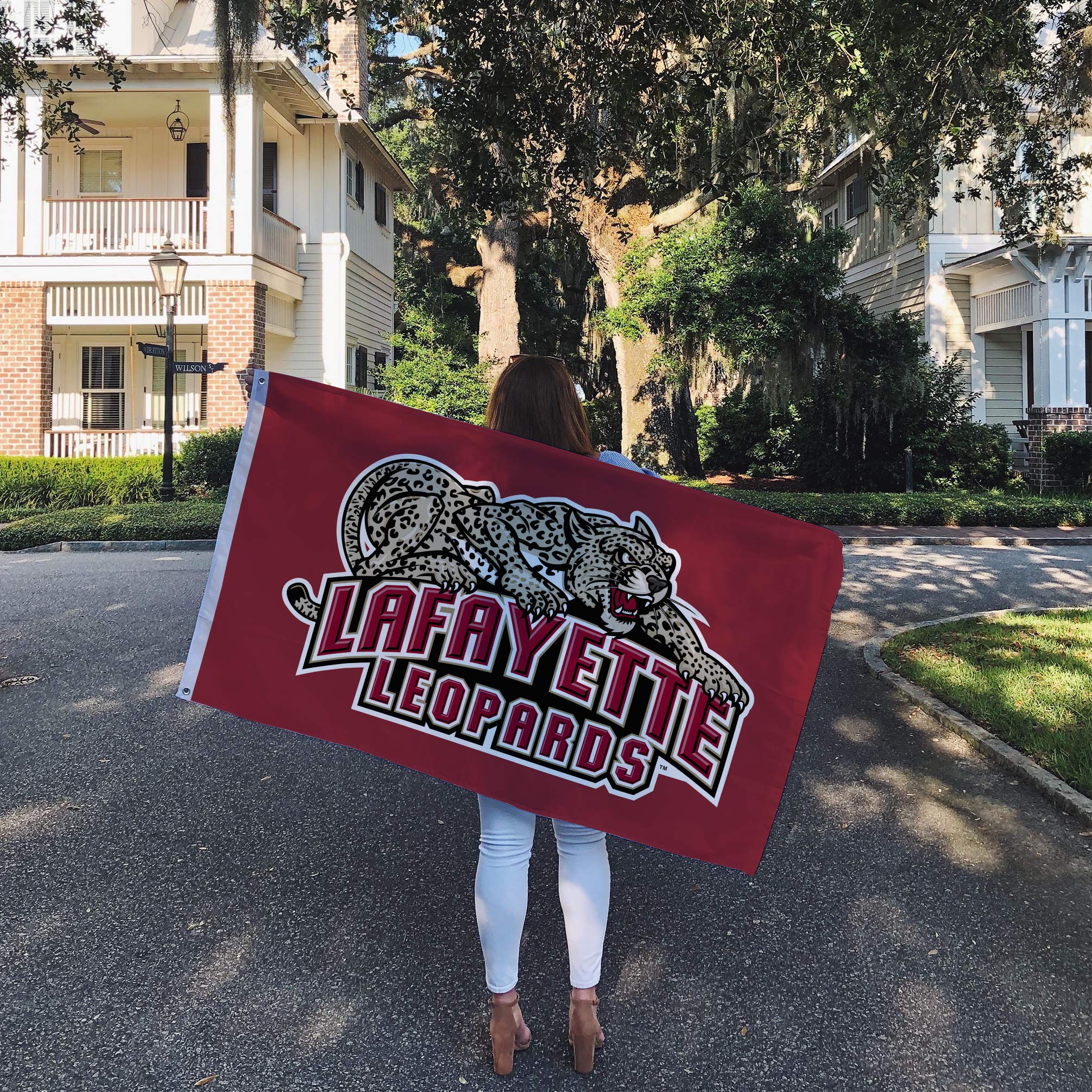 Desert Cactus University Of La Verne Leopards Flag – 3x5 Feet Polyester Indoor/Outdoor College Flag (Style 1)