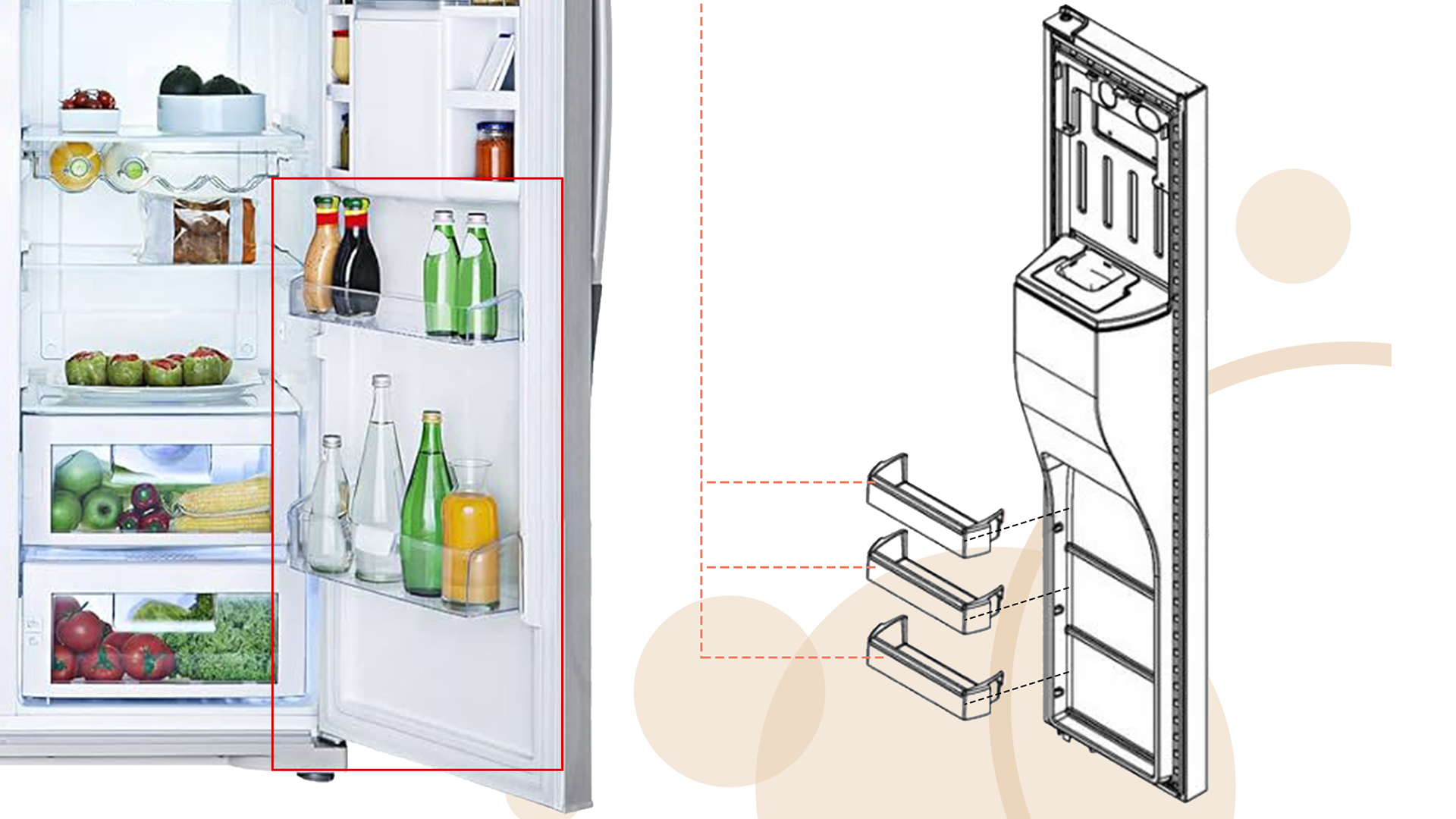 Watch WPW10430639 W10324876 Refrigerator Door Shelf Bin on Amazon Live