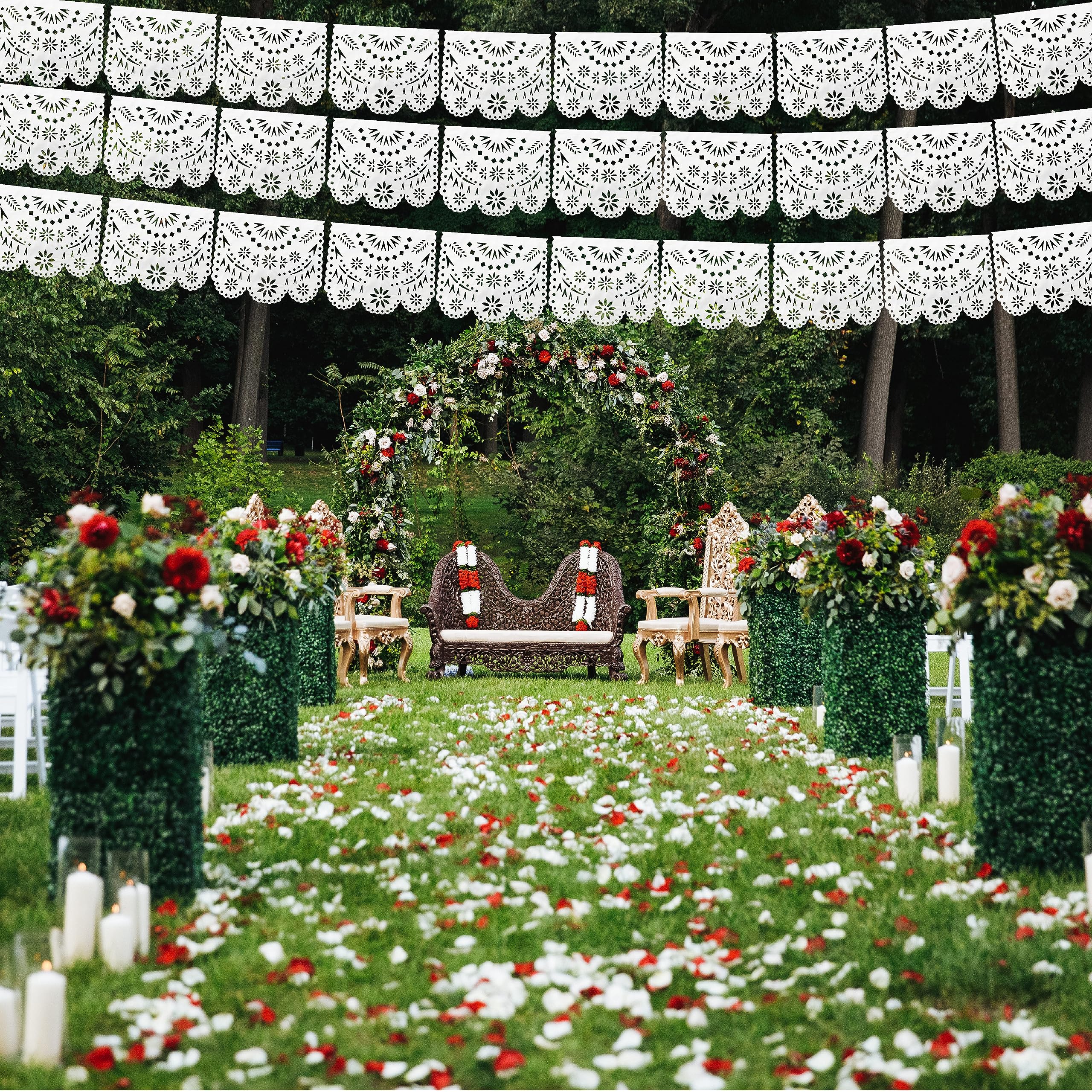 papel picado vivanco white