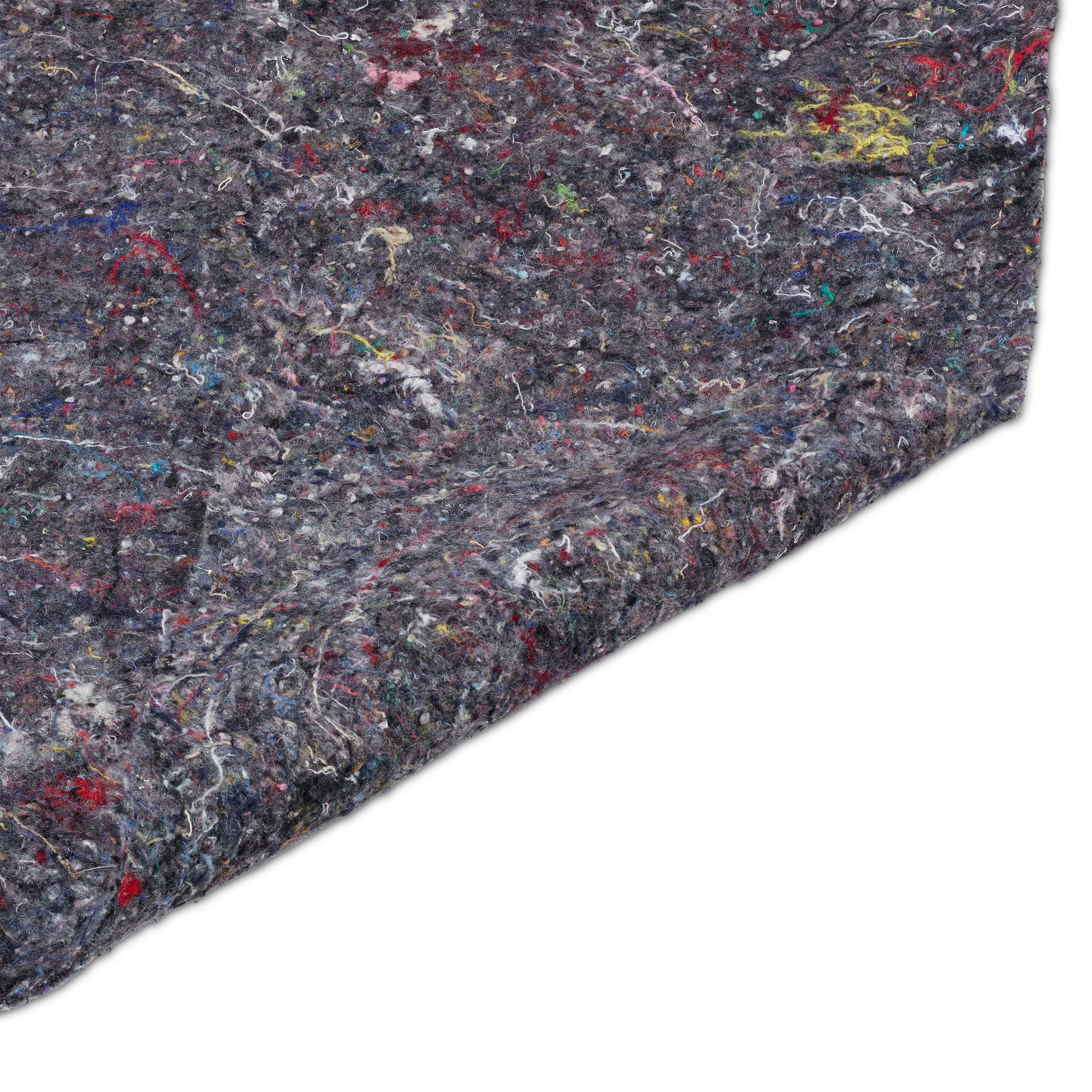 Relaxdays Kołdry do przeprowadzki, zestaw 10 sztuk, pokrowce do pakowania, transport i przechowywanie, włóknina z recyklingu, koc meblowy 150 x 200 cm, szary
