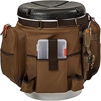 Vista 3 de Custom Leathercraft Wild River by CLC WT3507 Tackle Tek Rigger Organizador de cubo iluminado, soporte de alicates y dos bandejas PT3500 de 5