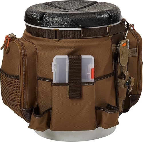 Miniatura 3 de Custom Leathercraft Wild River by CLC WT3507 Tackle Tek Rigger Organizador de cubo iluminado, soporte de alicates y dos bandejas PT3500 de 5