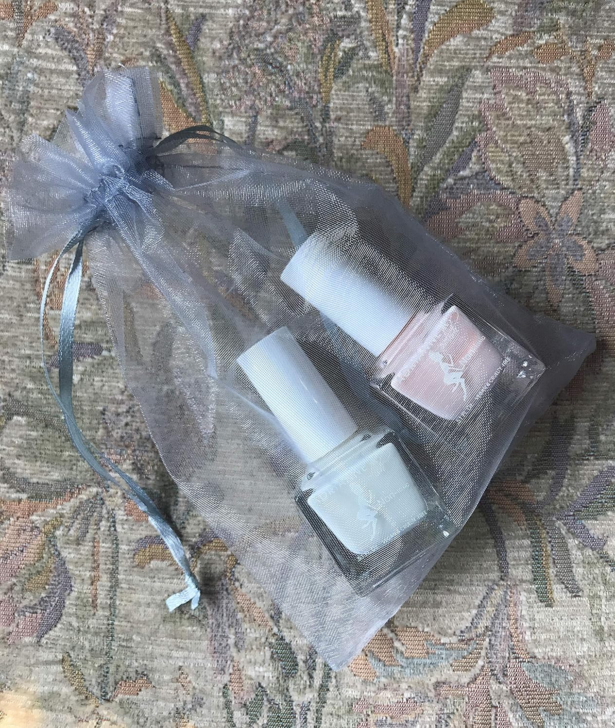 ADRIANNE K SHEER NAIL POLISH DUO GIFT SET! NONTOXIC, QUICK DRY. VEGAN, .51 FL OZ/COUNT