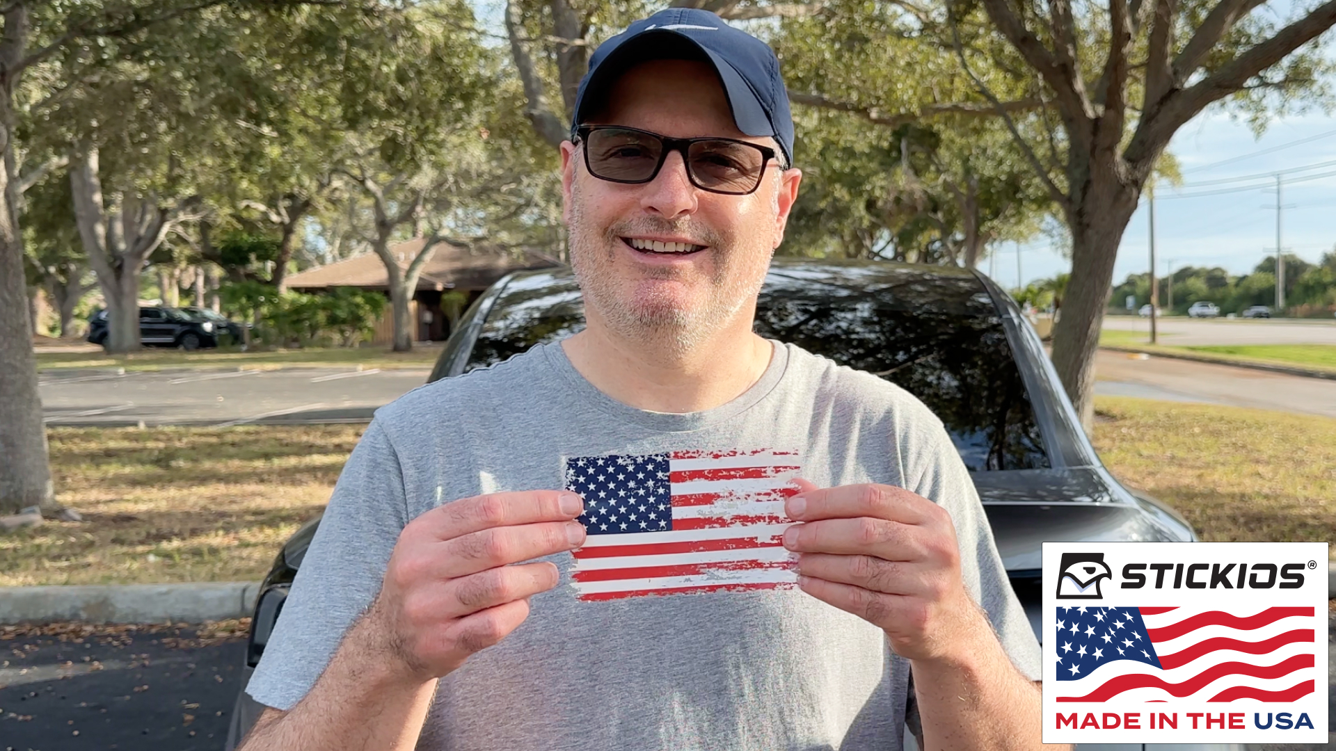 Decus American Flag - Adesivo OEM JDM Style
