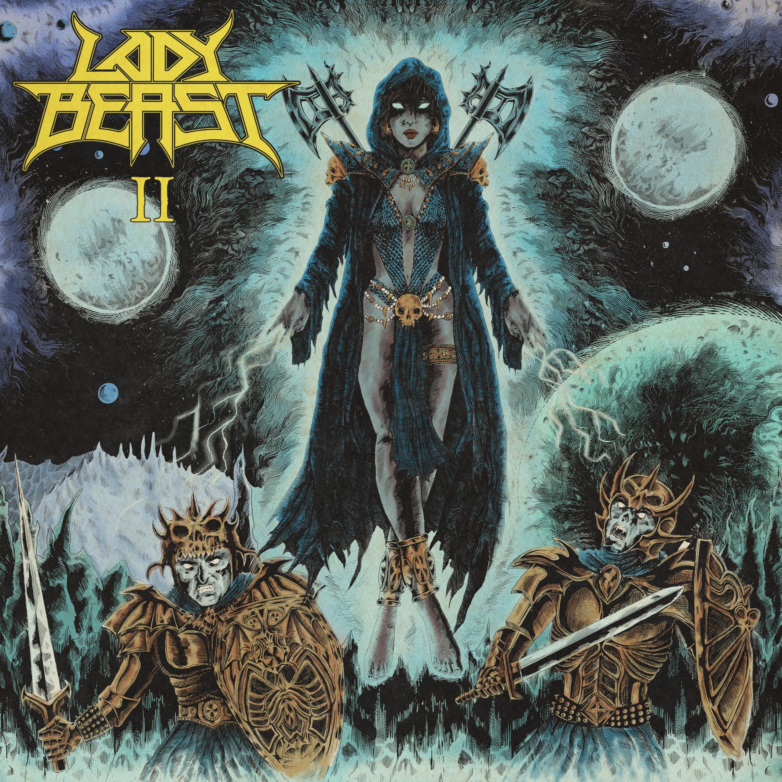 LADY BEAST - II - LP + poster + insert + postcard + sticker + MP3 download card