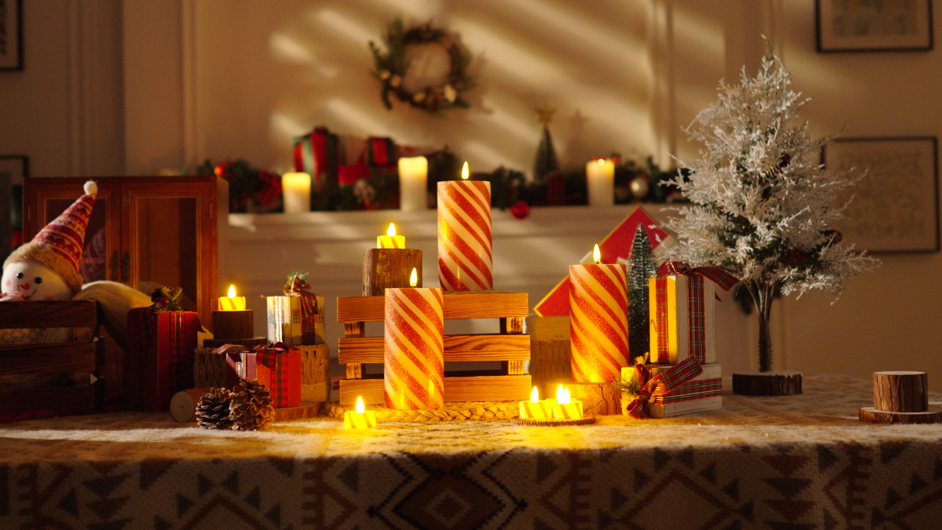 Amazon.com: Baquler 9 Pcs Christmas LED Candy Cane Candles and