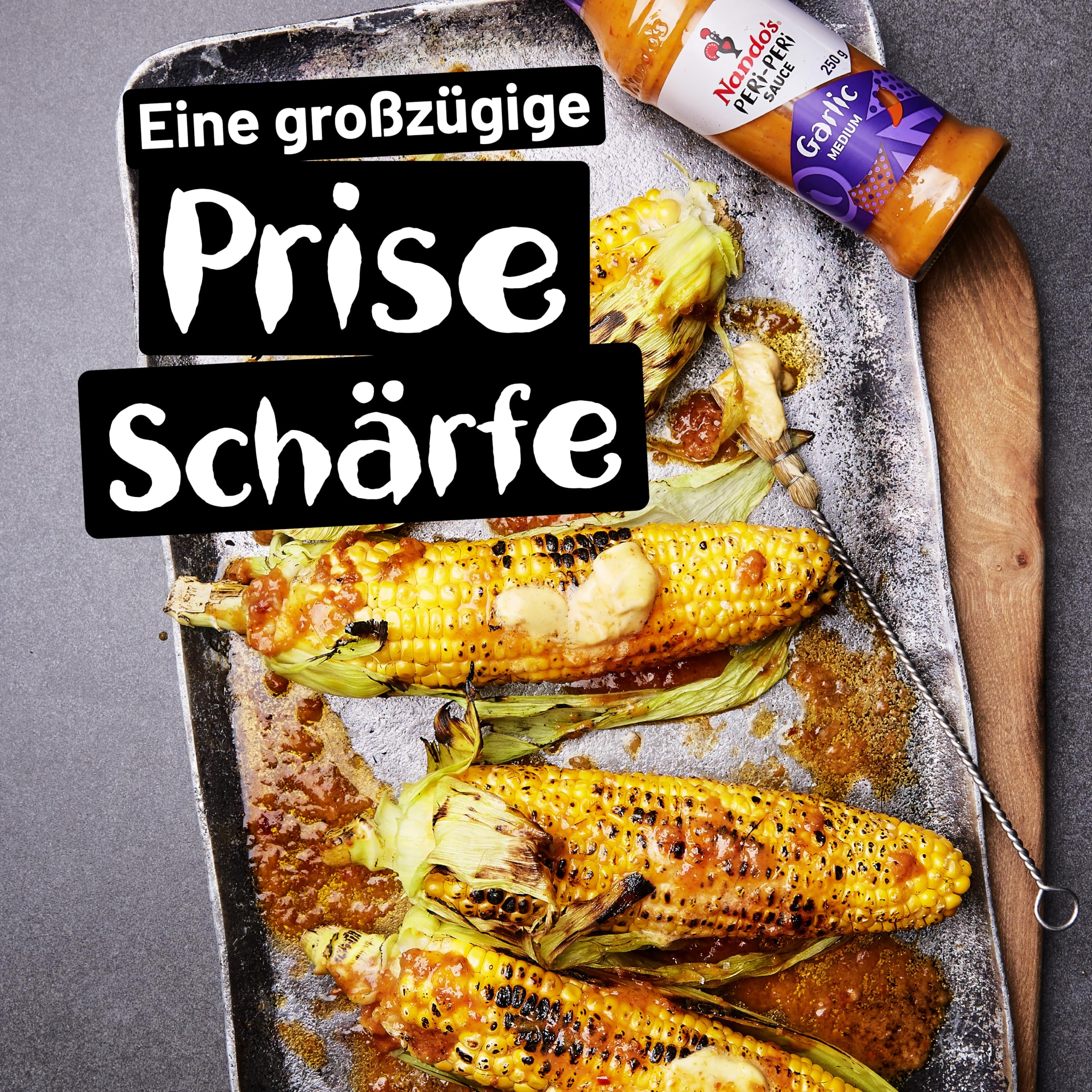 Nando's Coffret Sauces PERi-PERi - Lot de 4 x 250g – L&H, GAR, MED, HOT Combo - Sauces Pimentées Assorties