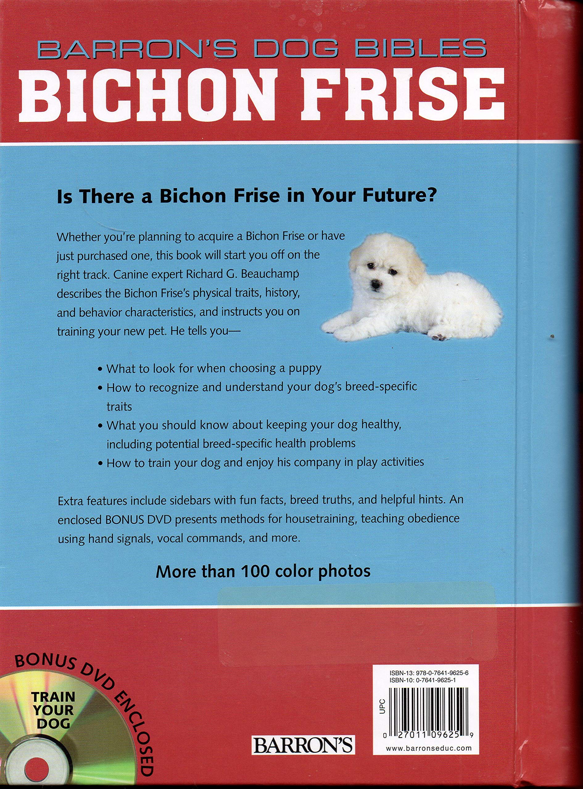 Bichon Frise (Barron's Dog Bibles) Beauchamp, Richard G. - PT01