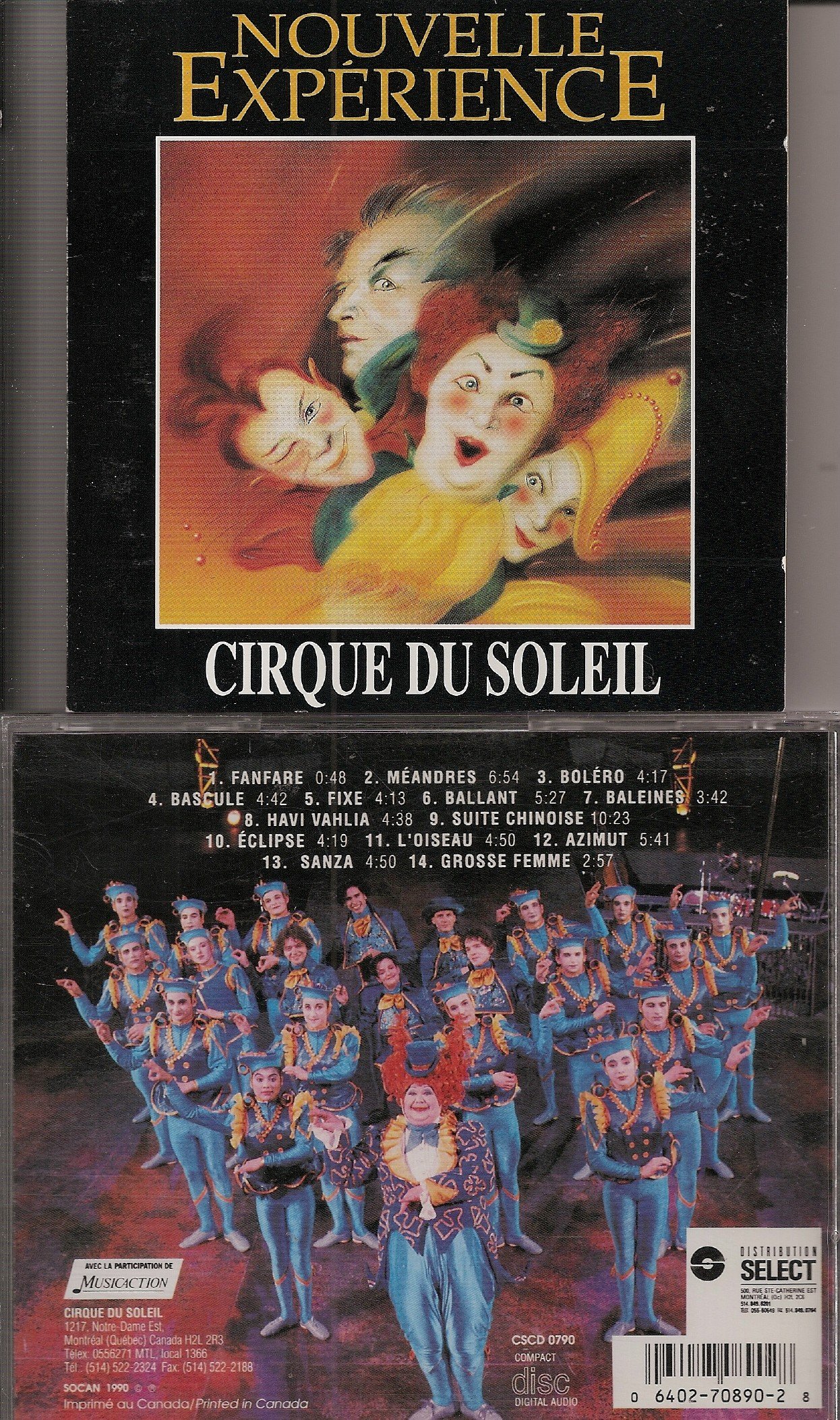 Nouvelle Experience - Cirque Du Soleil [Unknown Binding]
