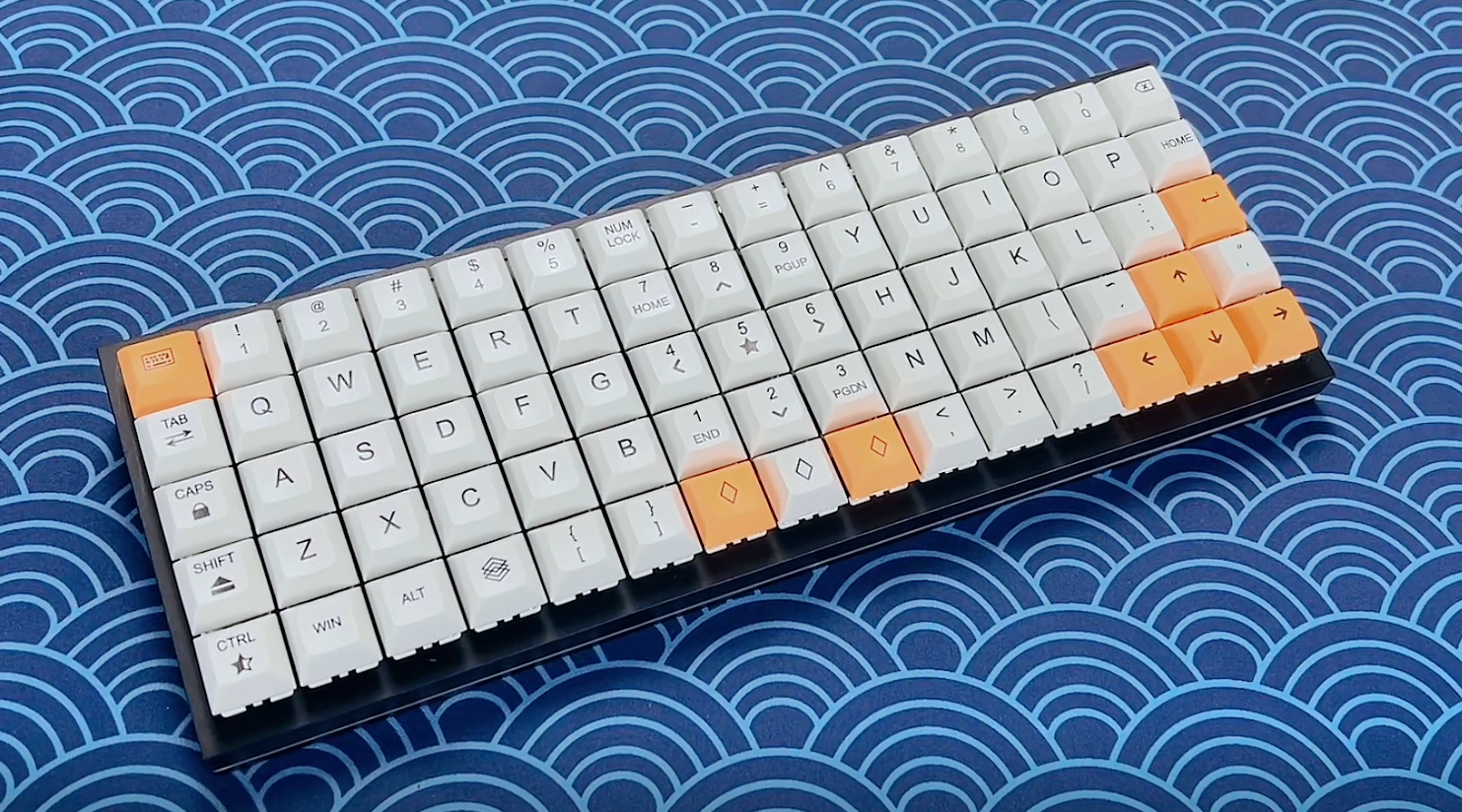 YMDK DSA PBT Keycap Set Für Ergodox - Tastenkappen Schwarz/Weiß