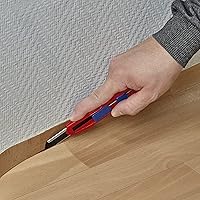 Vista 19 de KNIPEX Tools CutiX Cuchillo universal a presión, 6-1/2 pulgadas, rojo/azul