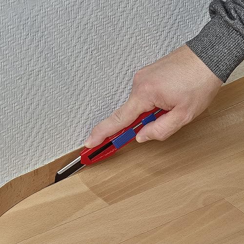 Miniatura 19 de KNIPEX Tools CutiX Cuchillo universal a presión, 6-12 pulgadas, rojoazul