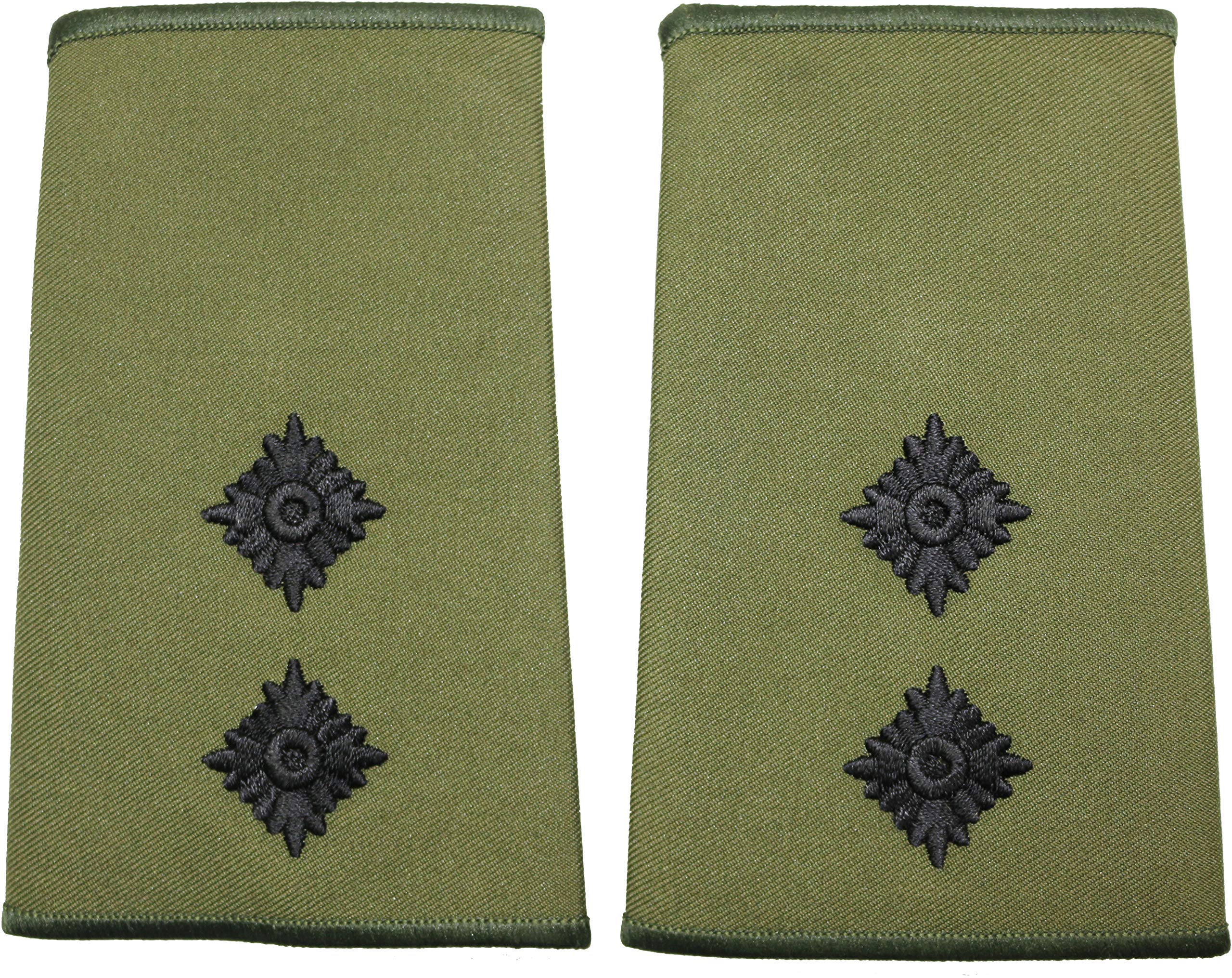 Epic Militaria British Army Olive Green Rank Slides (Lieutenant)