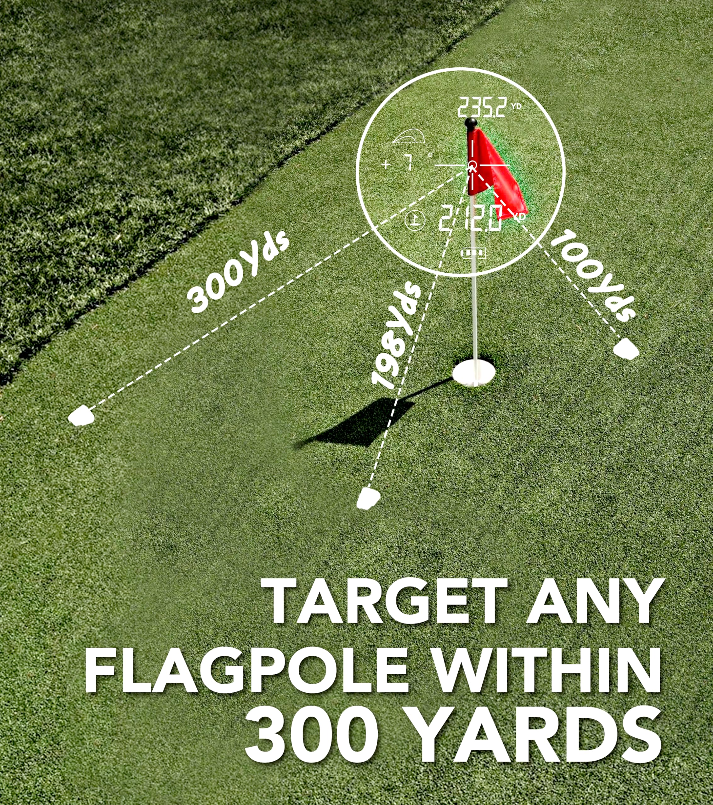 CoxiVision Télémètre Haute Précision 1000 Mètres 6X avec Pente pour Golf et Chasse