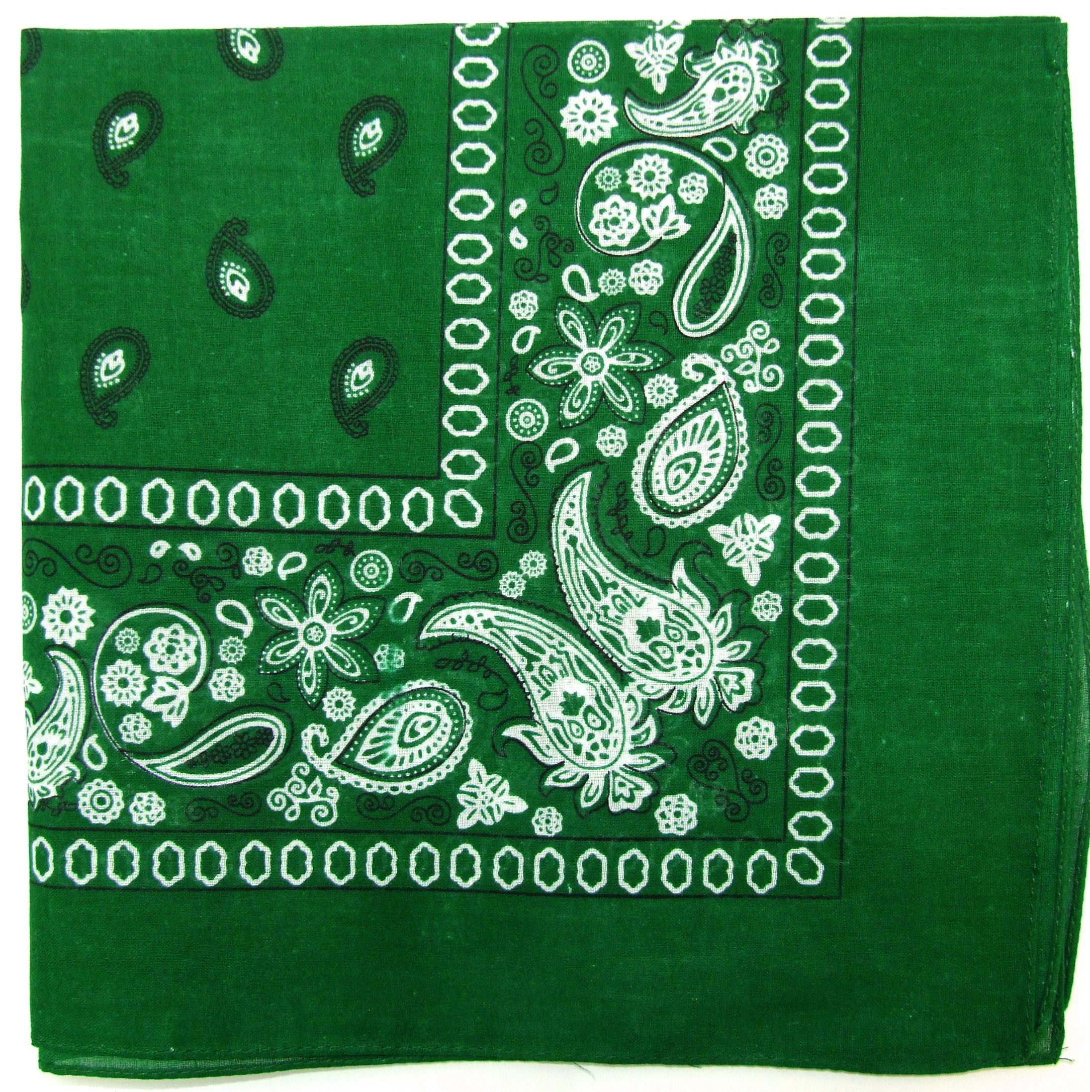 Novelty Bandanas Paisley Cotton Bandanas Single Pack