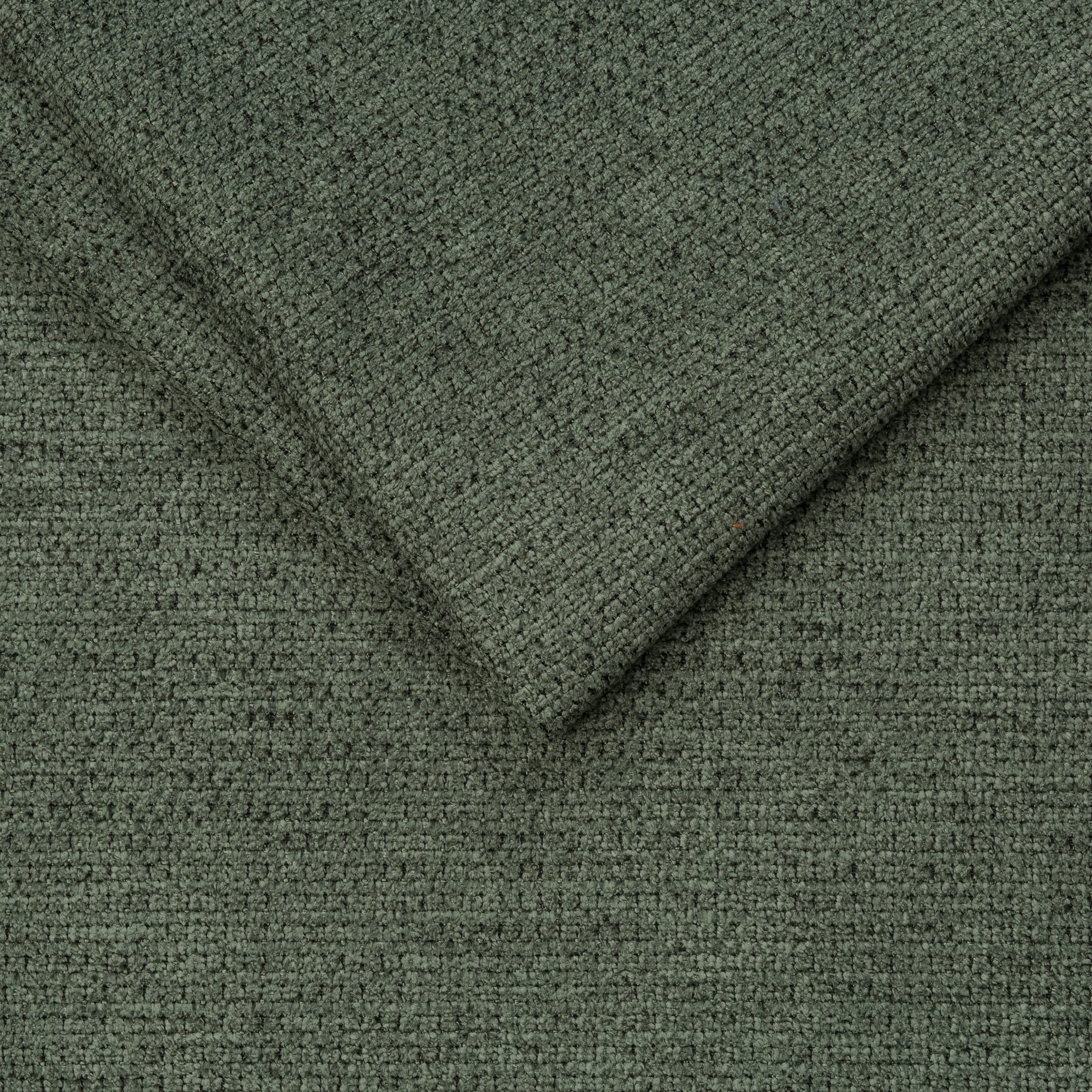 64-083-16 Sitzhocker Oskar Fusshocker Stoff grün ca. 63 x 43 x 42 cm