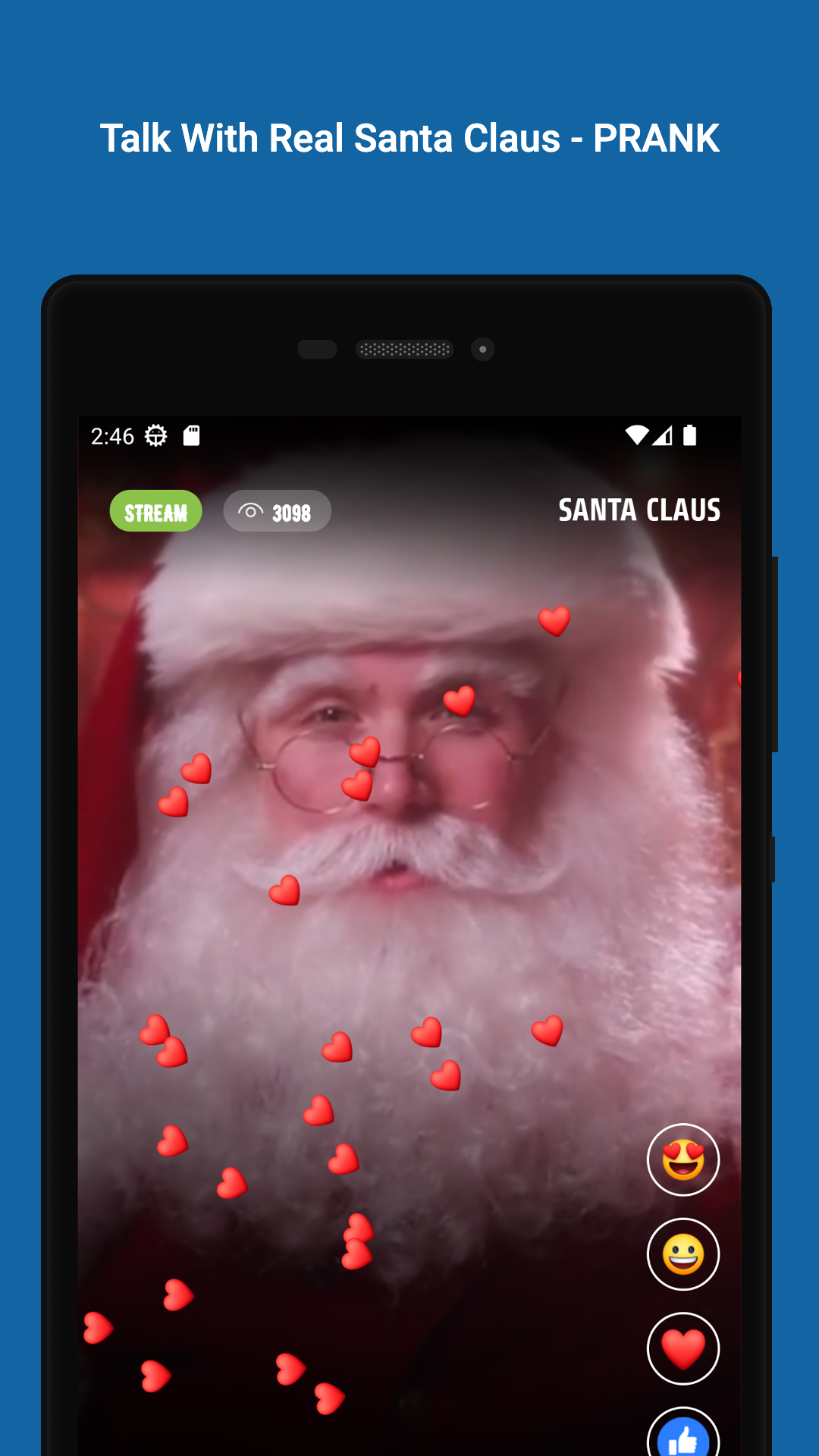 Talk With Real Santa Claus Fake Gift Video Call & Fake Video Game