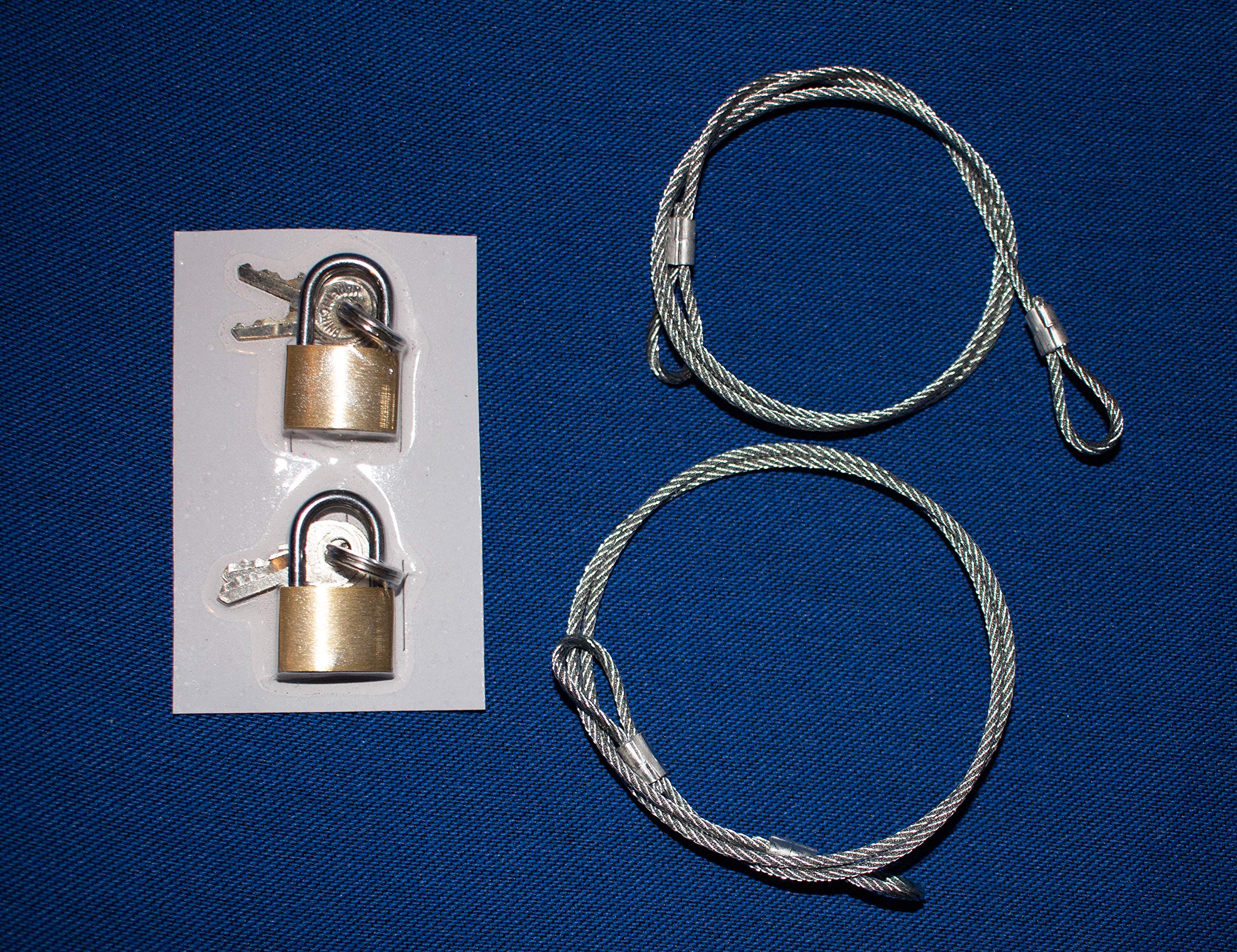 Safeground Silver Hanging Basket & Lantern Security Cable & Lock Anti Theft