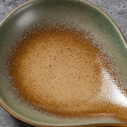 Miniatura 8 de Reposacharas para Estufa de Cocina, Soporte Grande de Cerámica para Cucharas de Cocina para Encimera de Cocina de 8 Pulgadas Apto para Lavavajillas