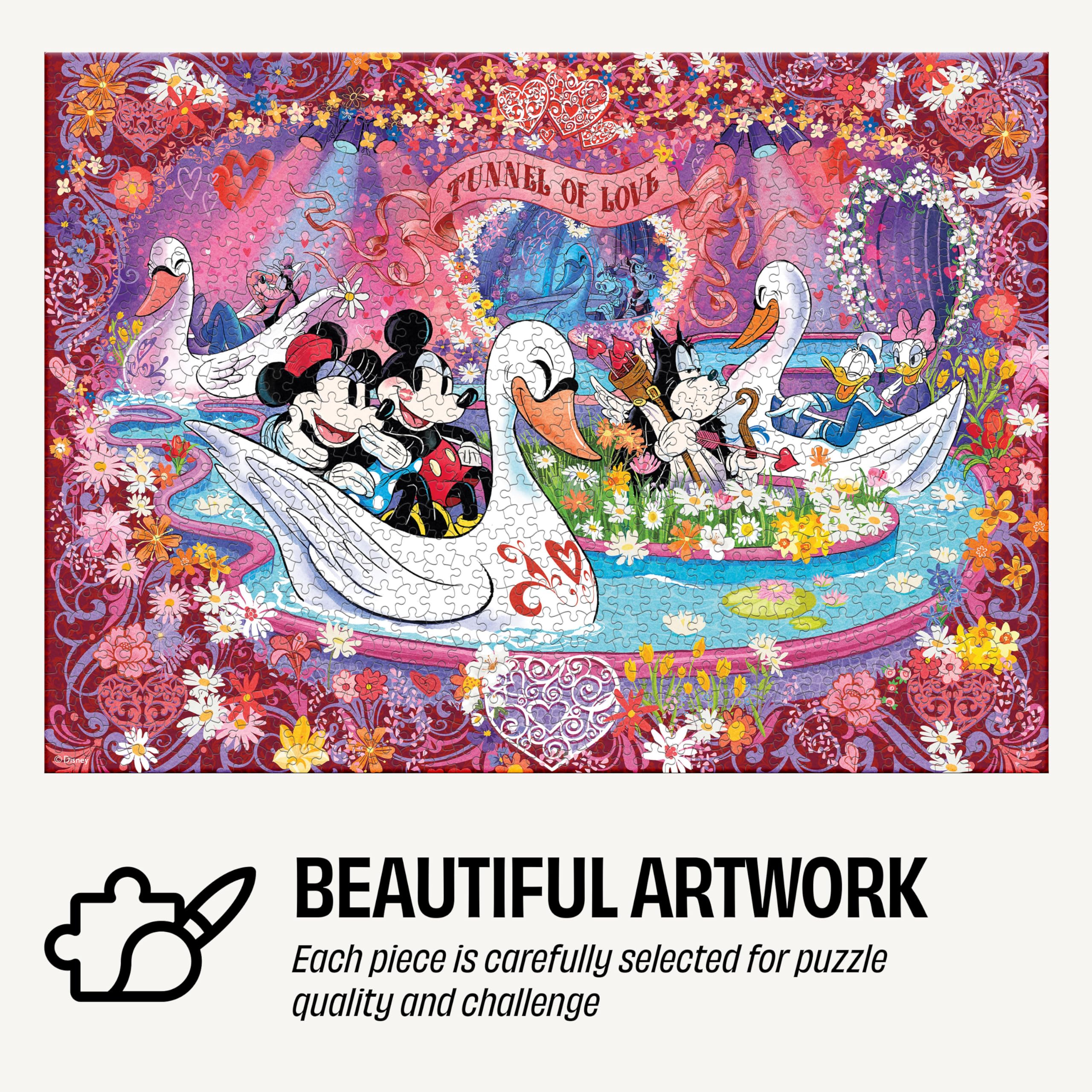 Amazon.com: Buffalo Games Disney Tunnel of Love 1000 Piece Jigsaw