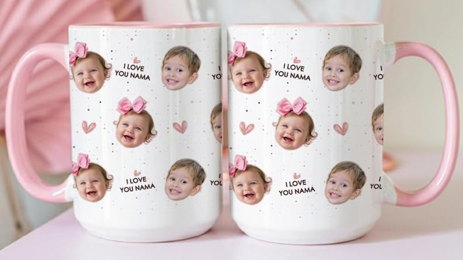 Taza personalizada para mamá con nombres de niños miniatura 6